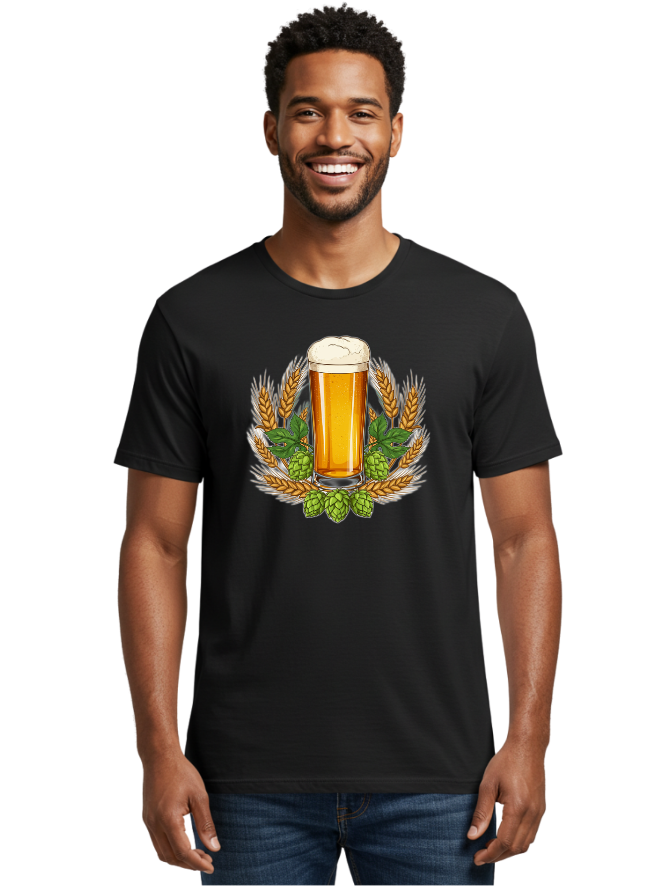 Beer-Glass Men'S Graphic Tee, 100% Cotton, Comfortable Casual Summer Wear, Machine Washable, Vintage Camera, Old Camera, Antique Camera, Black Camera, Classic Photography, Photography Equipment, Nostalgic Device, Film Camera, Camera Art Bao117