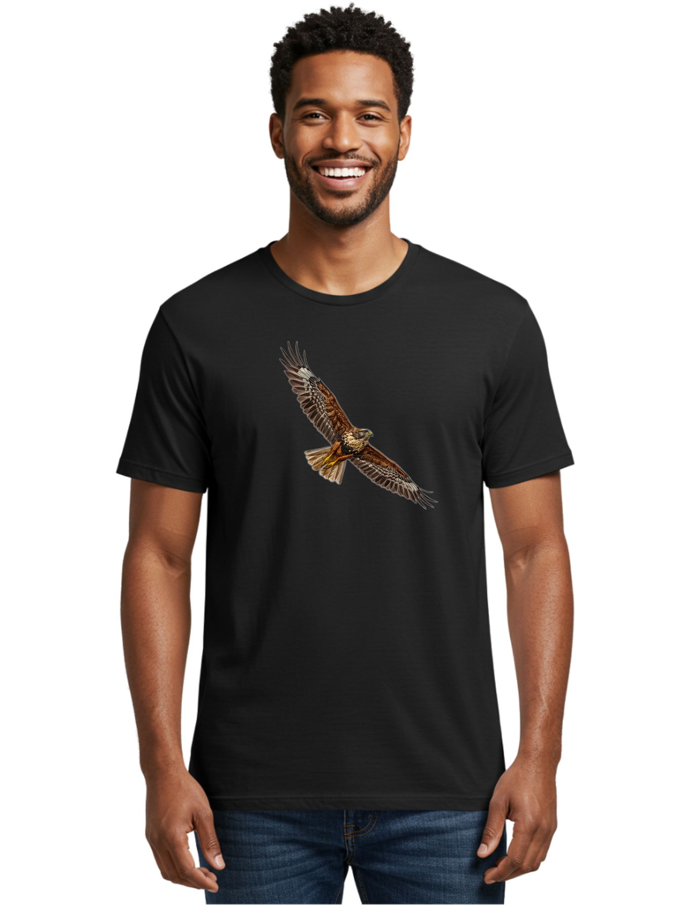 Bird-In-Flight-1 Men'S Graphic Tee, 100% Cotton, Comfortable Casual Summer Wear, Machine Washable, Vintage Camera, Old Camera, Antique Camera, Black Camera, Classic Photography, Photography Equipment, Nostalgic Device, Film Camera, Camera Art Bao118