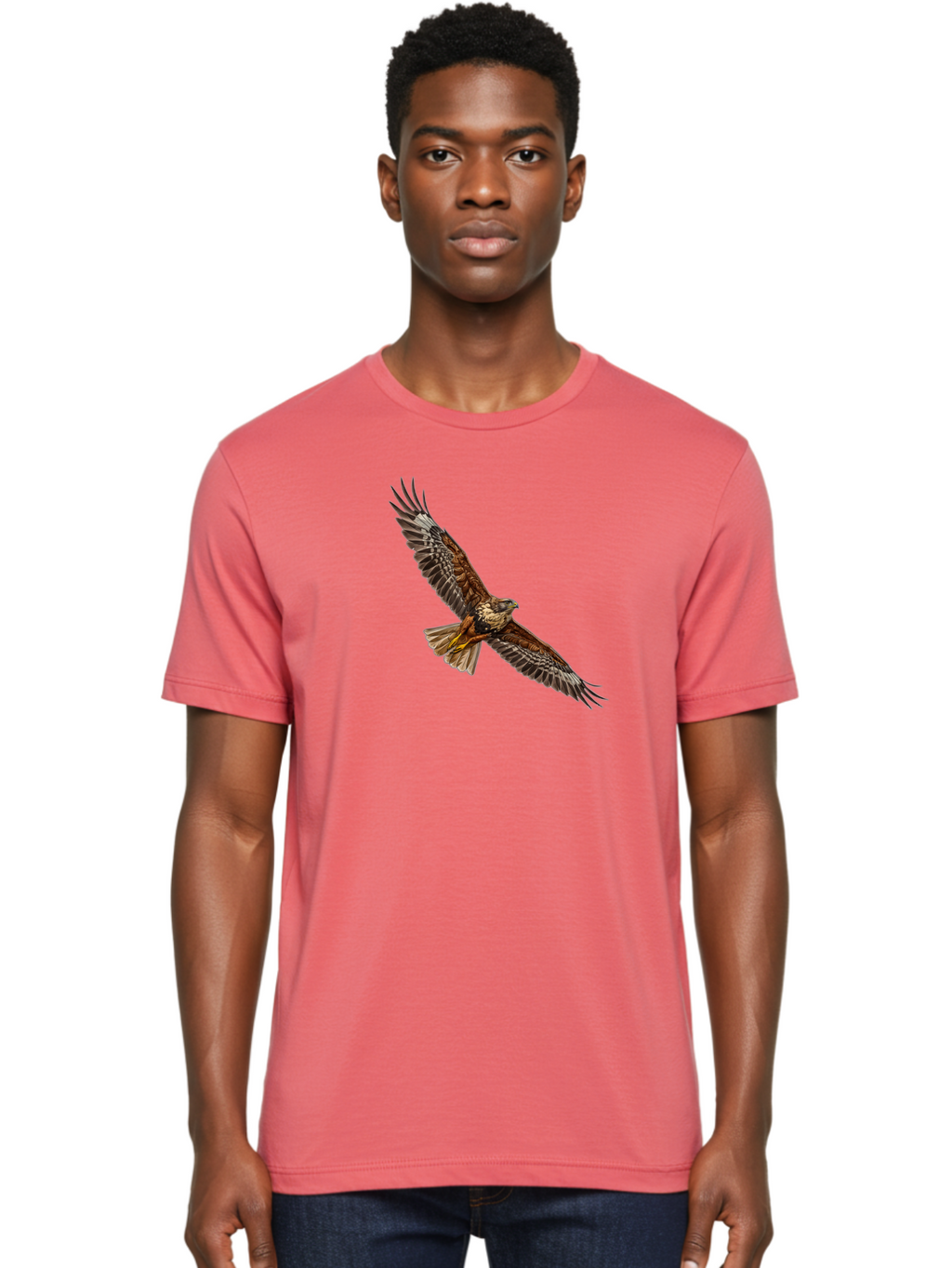 Bird-In-Flight-1 Men'S Graphic Tee, 100% Cotton, Comfortable Casual Summer Wear, Machine Washable, Vintage Camera, Old Camera, Antique Camera, Black Camera, Classic Photography, Photography Equipment, Nostalgic Device, Film Camera, Camera Art Bao118
