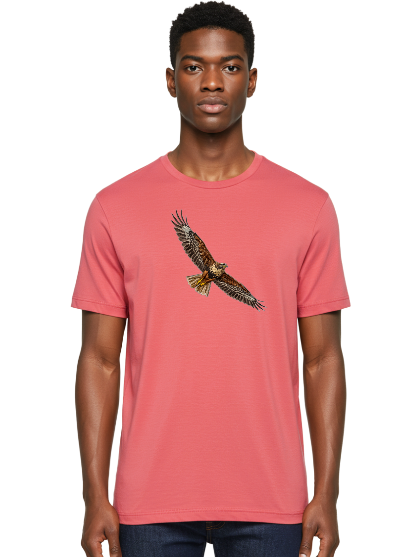 Bird-In-Flight-1 Men'S Graphic Tee, 100% Cotton, Comfortable Casual Summer Wear, Machine Washable, Vintage Camera, Old Camera, Antique Camera, Black Camera, Classic Photography, Photography Equipment, Nostalgic Device, Film Camera, Camera Art Bao118
