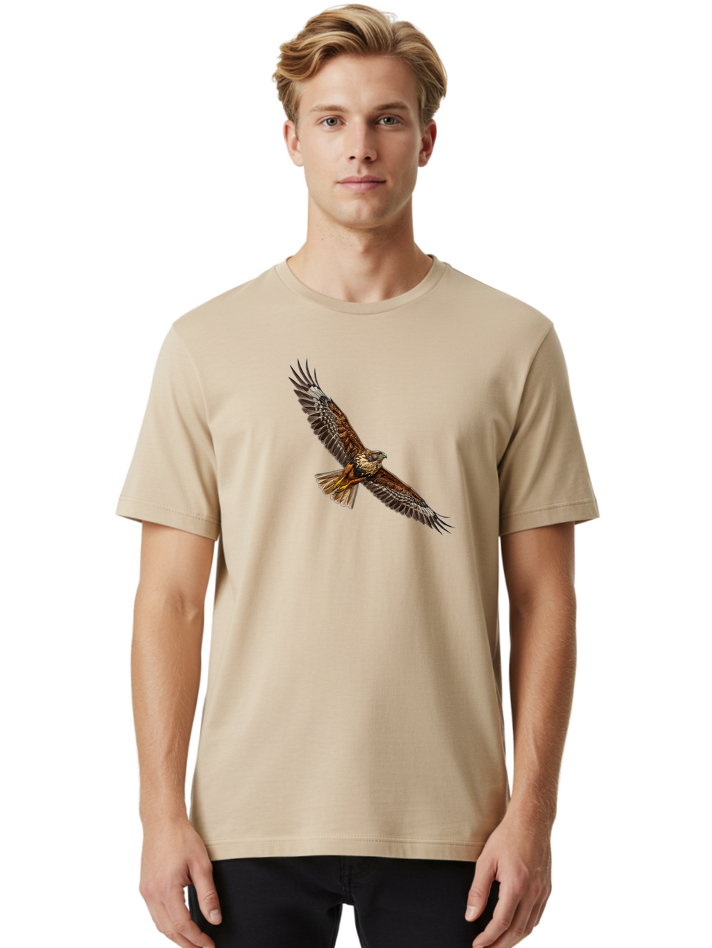 Bird-In-Flight-1 Men'S Graphic Tee, 100% Cotton, Comfortable Casual Summer Wear, Machine Washable, Vintage Camera, Old Camera, Antique Camera, Black Camera, Classic Photography, Photography Equipment, Nostalgic Device, Film Camera, Camera Art Bao118