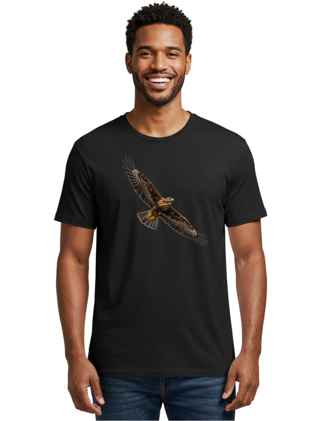 Bird-In-Flight-2 Men'S Graphic Tee, 100% Cotton, Comfortable Casual Summer Wear, Machine Washable, Vintage Camera, Old Camera, Antique Camera, Black Camera, Classic Photography, Photography Equipment, Nostalgic Device, Film Camera, Camera Art Bao119