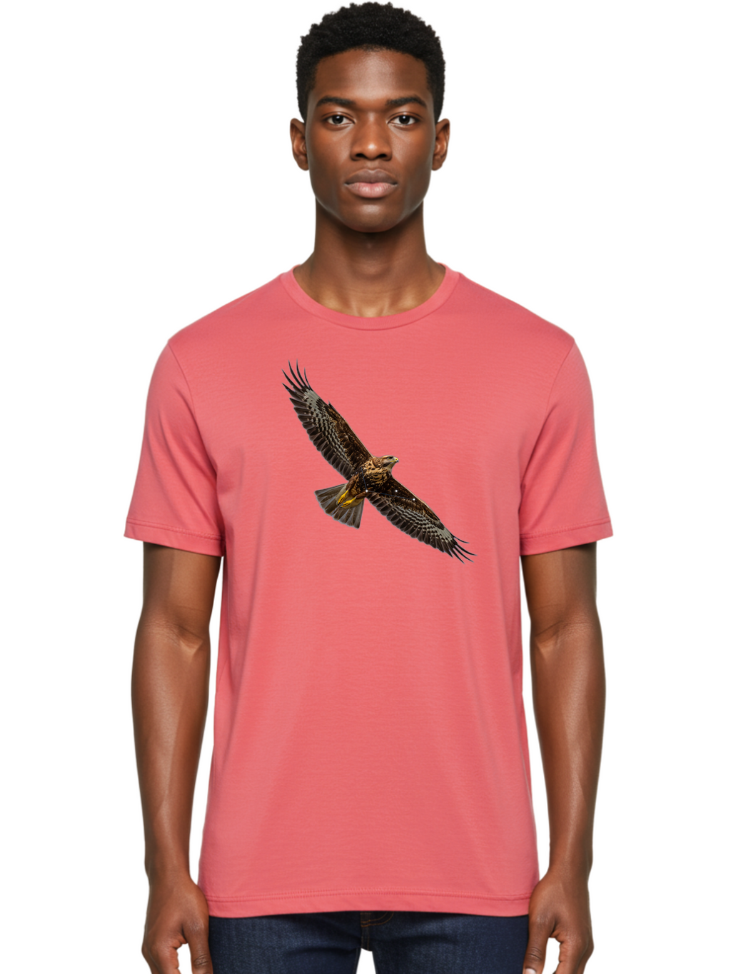 Bird-In-Flight-2 Men'S Graphic Tee, 100% Cotton, Comfortable Casual Summer Wear, Machine Washable, Vintage Camera, Old Camera, Antique Camera, Black Camera, Classic Photography, Photography Equipment, Nostalgic Device, Film Camera, Camera Art Bao119