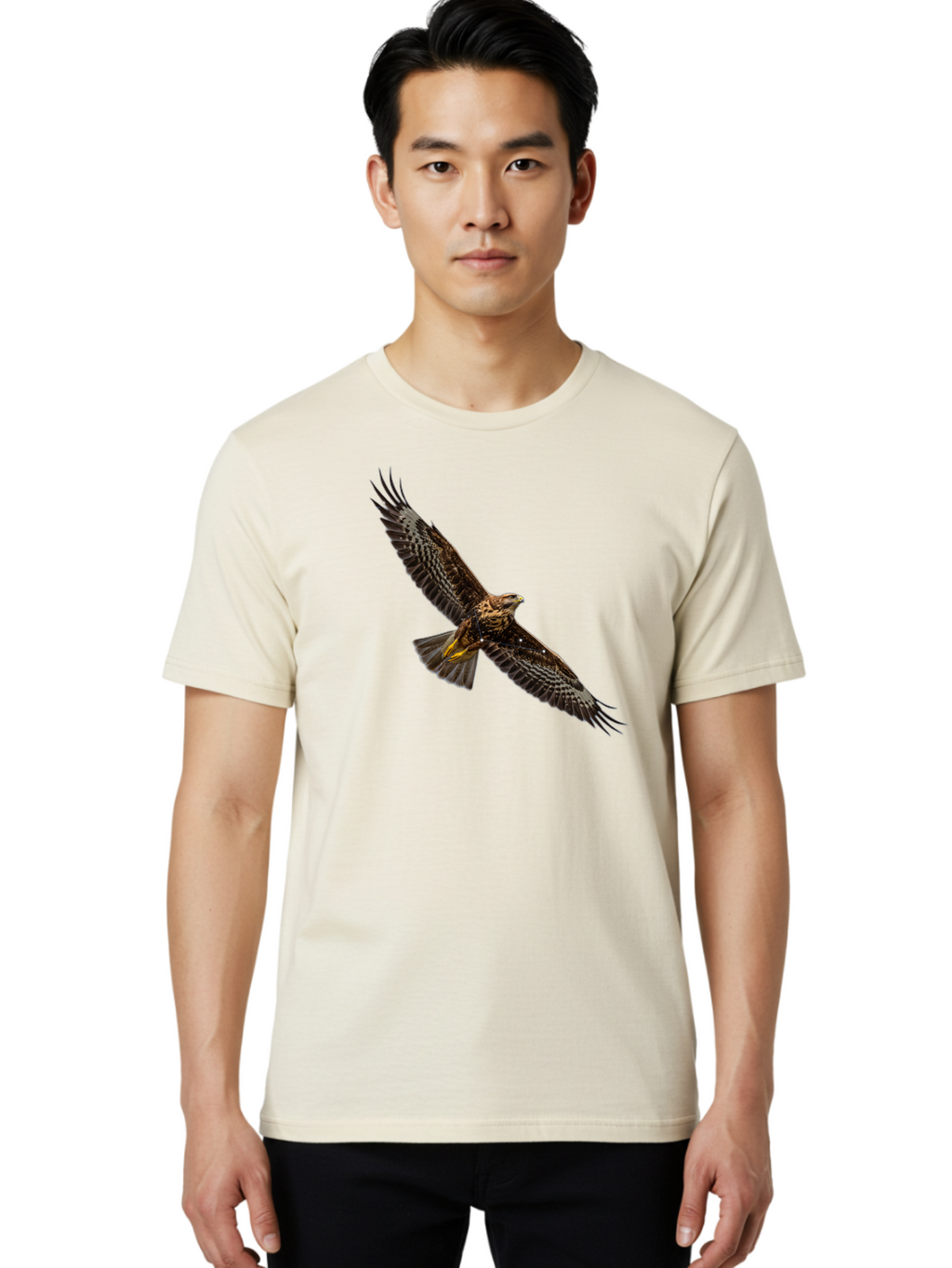 Bird-In-Flight-2 Men'S Graphic Tee, 100% Cotton, Comfortable Casual Summer Wear, Machine Washable, Vintage Camera, Old Camera, Antique Camera, Black Camera, Classic Photography, Photography Equipment, Nostalgic Device, Film Camera, Camera Art Bao119