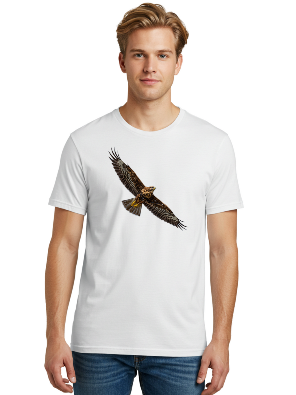 Bird-In-Flight-2 Men'S Graphic Tee, 100% Cotton, Comfortable Casual Summer Wear, Machine Washable, Vintage Camera, Old Camera, Antique Camera, Black Camera, Classic Photography, Photography Equipment, Nostalgic Device, Film Camera, Camera Art Bao119