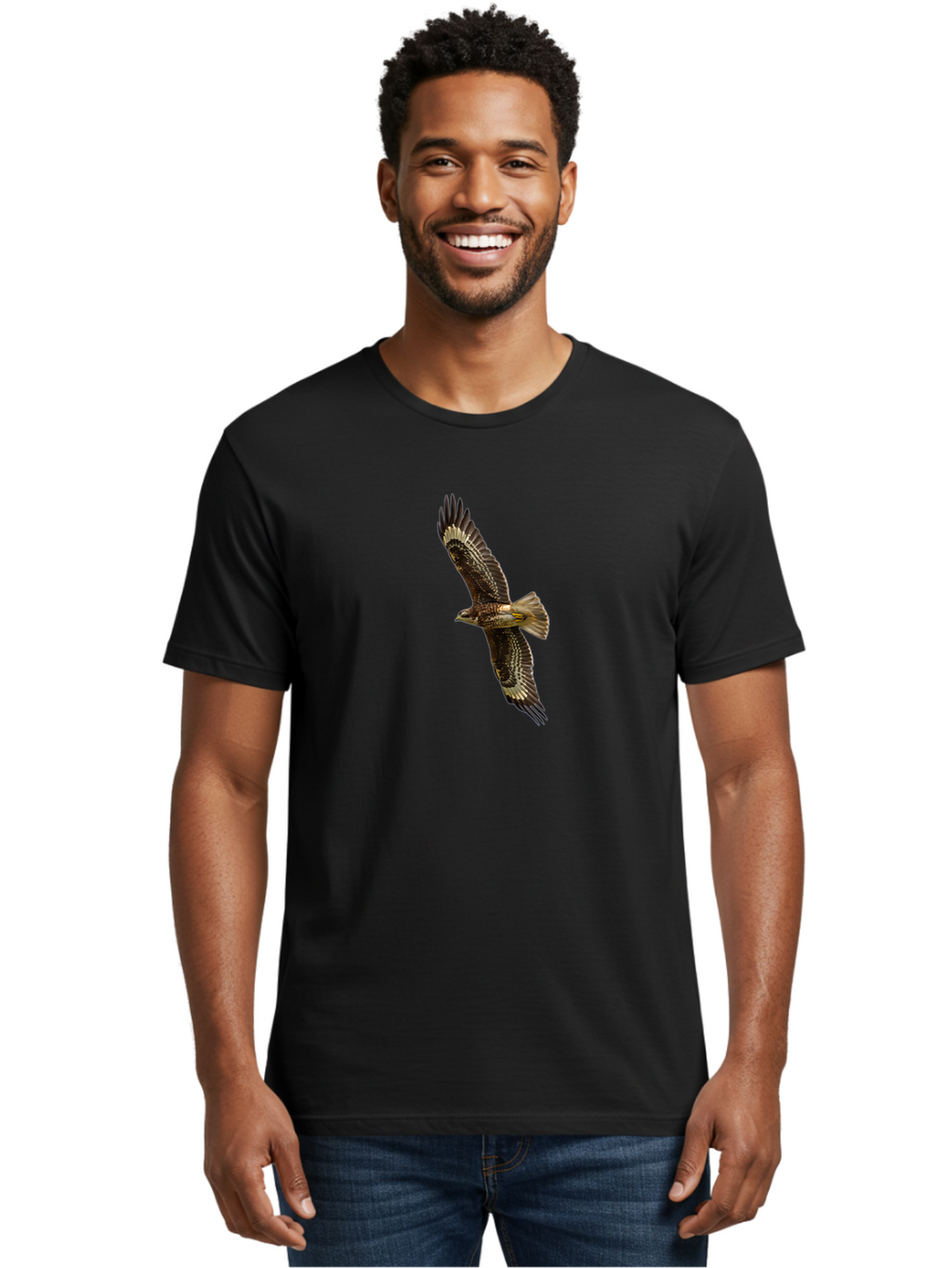 Bird-In-Flight-3 Men'S Graphic Tee, 100% Cotton, Comfortable Casual Summer Wear, Machine Washable, Vintage Camera, Old Camera, Antique Camera, Black Camera, Classic Photography, Photography Equipment, Nostalgic Device, Film Camera, Camera Art Bao120