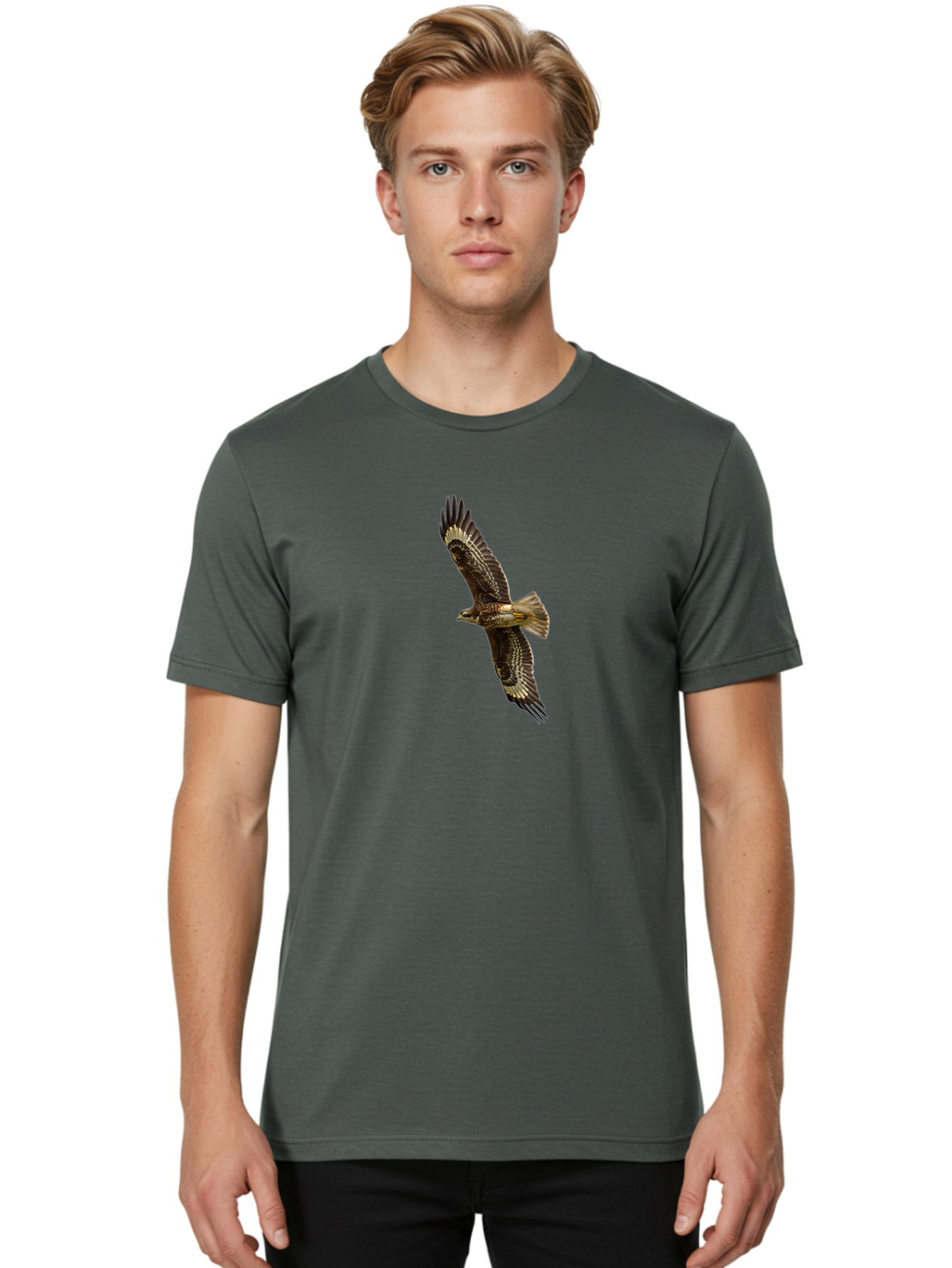 Bird-In-Flight-3 Men'S Graphic Tee, 100% Cotton, Comfortable Casual Summer Wear, Machine Washable, Vintage Camera, Old Camera, Antique Camera, Black Camera, Classic Photography, Photography Equipment, Nostalgic Device, Film Camera, Camera Art Bao120