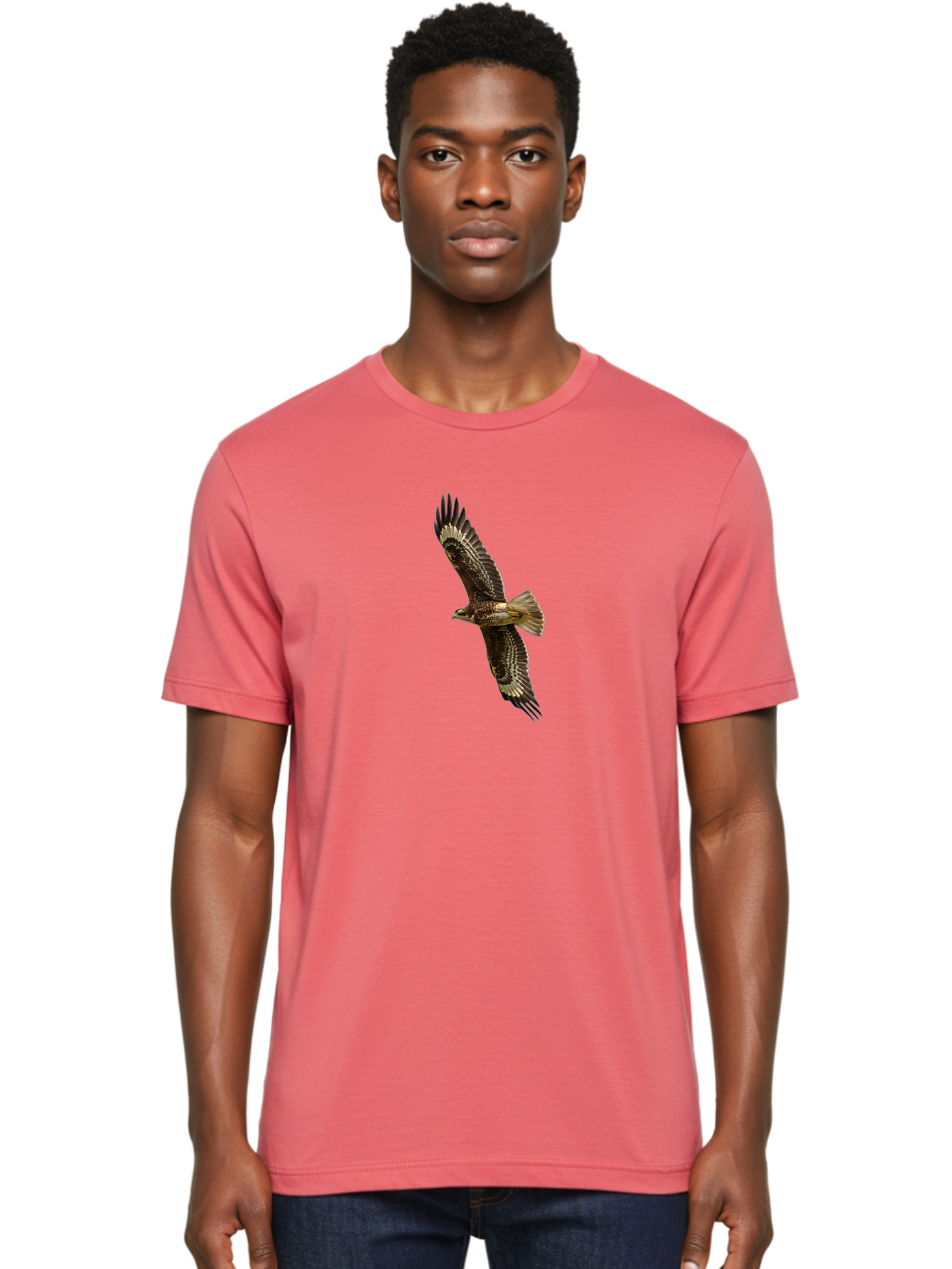 Bird-In-Flight-3 Men'S Graphic Tee, 100% Cotton, Comfortable Casual Summer Wear, Machine Washable, Vintage Camera, Old Camera, Antique Camera, Black Camera, Classic Photography, Photography Equipment, Nostalgic Device, Film Camera, Camera Art Bao120