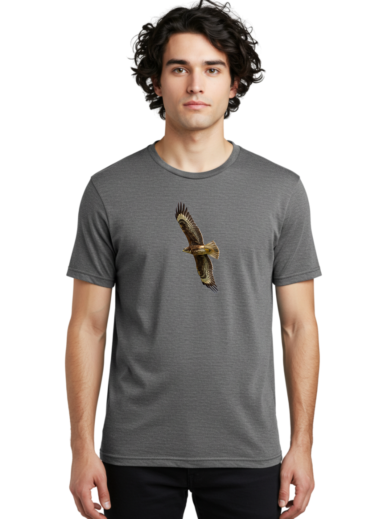 Bird-In-Flight-3 Men'S Graphic Tee, 100% Cotton, Comfortable Casual Summer Wear, Machine Washable, Vintage Camera, Old Camera, Antique Camera, Black Camera, Classic Photography, Photography Equipment, Nostalgic Device, Film Camera, Camera Art Bao120