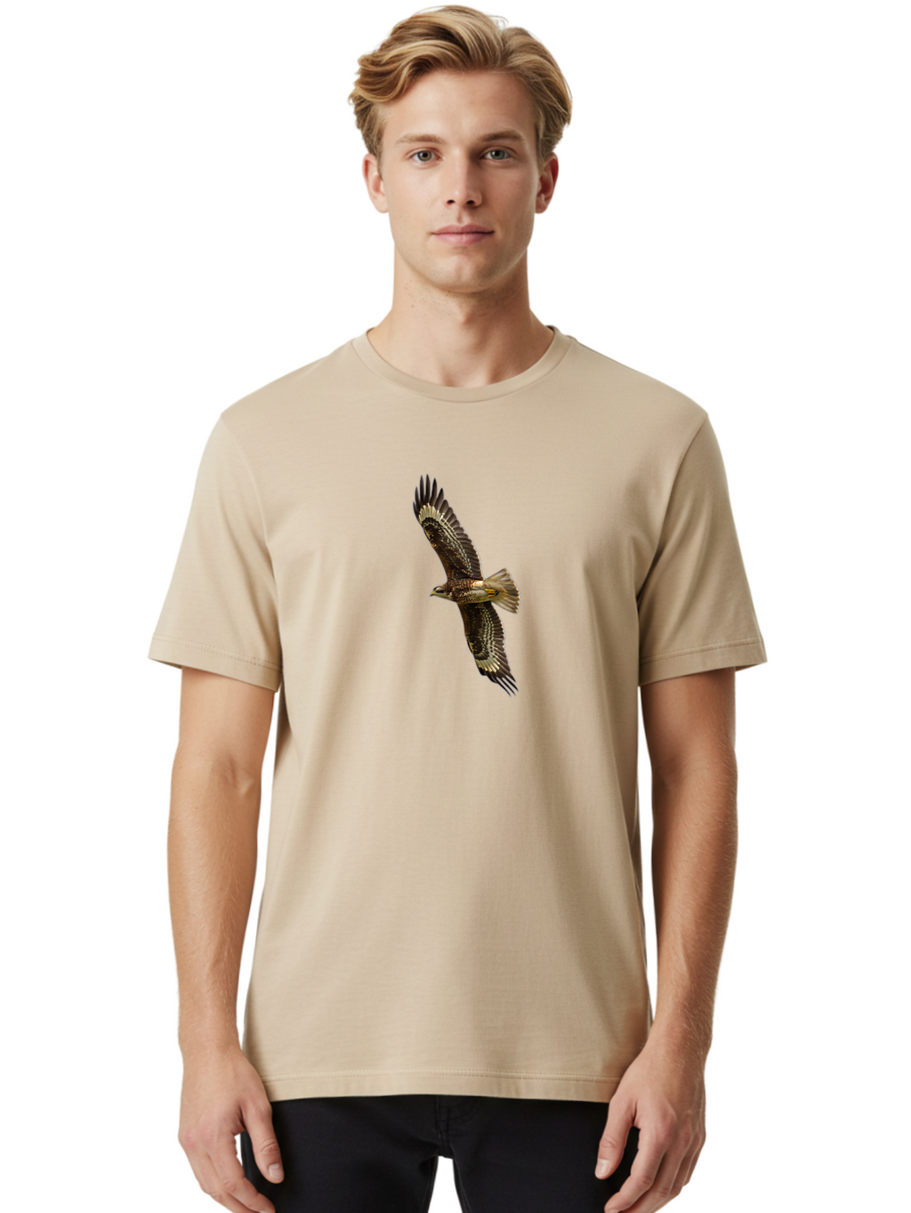 Bird-In-Flight-3 Men'S Graphic Tee, 100% Cotton, Comfortable Casual Summer Wear, Machine Washable, Vintage Camera, Old Camera, Antique Camera, Black Camera, Classic Photography, Photography Equipment, Nostalgic Device, Film Camera, Camera Art Bao120
