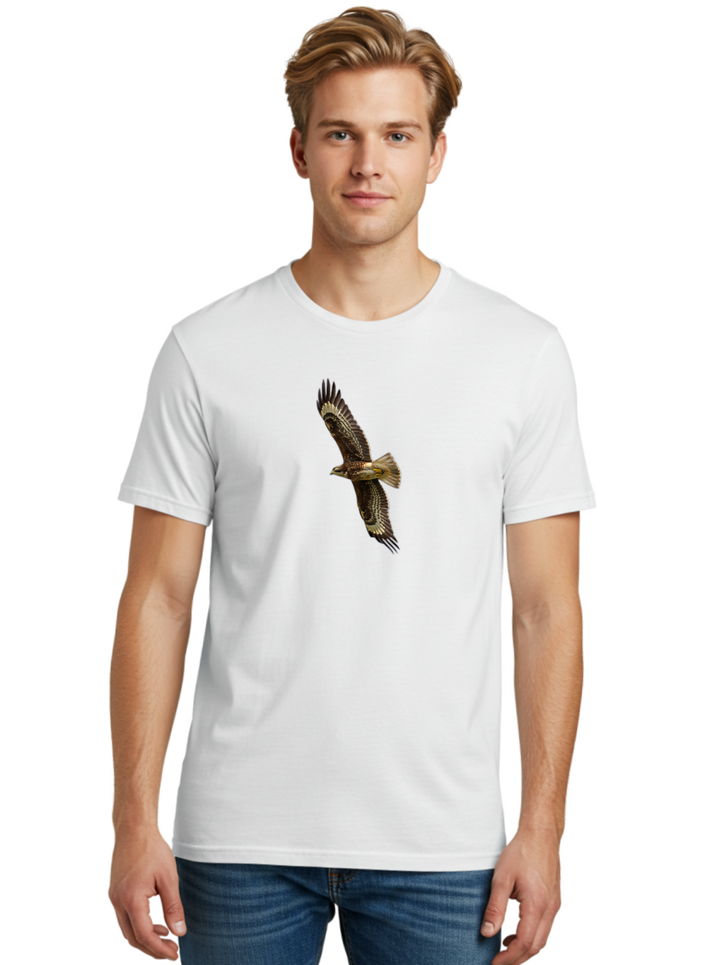 Bird-In-Flight-3 Men'S Graphic Tee, 100% Cotton, Comfortable Casual Summer Wear, Machine Washable, Vintage Camera, Old Camera, Antique Camera, Black Camera, Classic Photography, Photography Equipment, Nostalgic Device, Film Camera, Camera Art Bao120