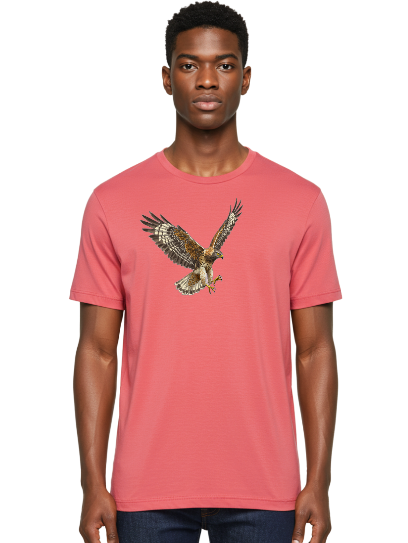 Bird-Of-Prey-In-Flight Men'S Graphic Tee, 100% Cotton, Comfortable Casual Summer Wear, Machine Washable, Vintage Camera, Old Camera, Antique Camera, Black Camera, Classic Photography, Photography Equipment, Nostalgic Device, Film Camera, Bao122