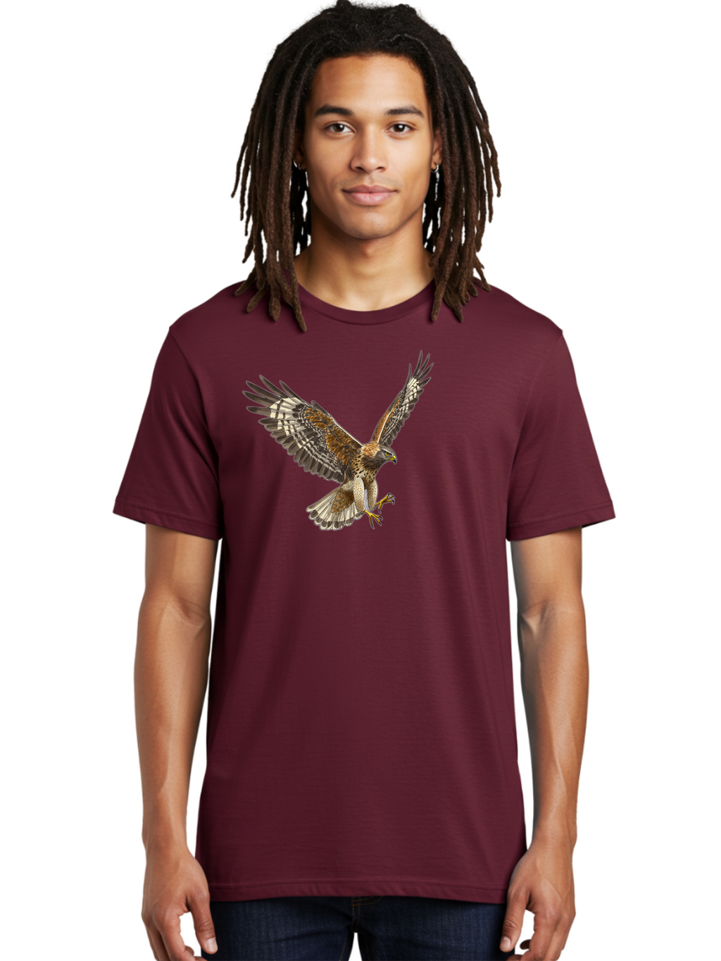Bird-Of-Prey-In-Flight Men'S Graphic Tee, 100% Cotton, Comfortable Casual Summer Wear, Machine Washable, Vintage Camera, Old Camera, Antique Camera, Black Camera, Classic Photography, Photography Equipment, Nostalgic Device, Film Camera, Bao122