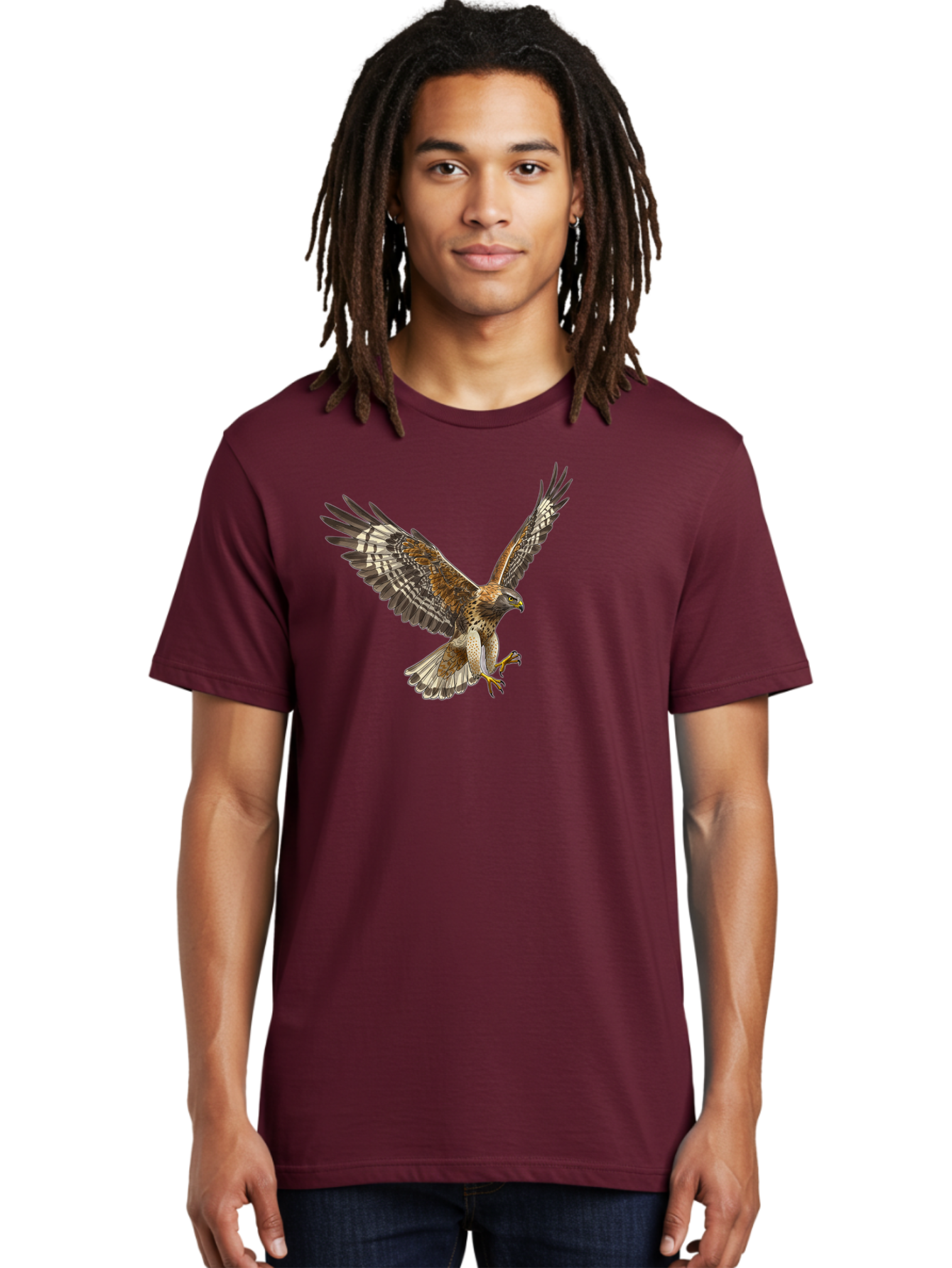 Bird-Of-Prey-In-Flight Men'S Graphic Tee, 100% Cotton, Comfortable Casual Summer Wear, Machine Washable, Vintage Camera, Old Camera, Antique Camera, Black Camera, Classic Photography, Photography Equipment, Nostalgic Device, Film Camera, Bao122