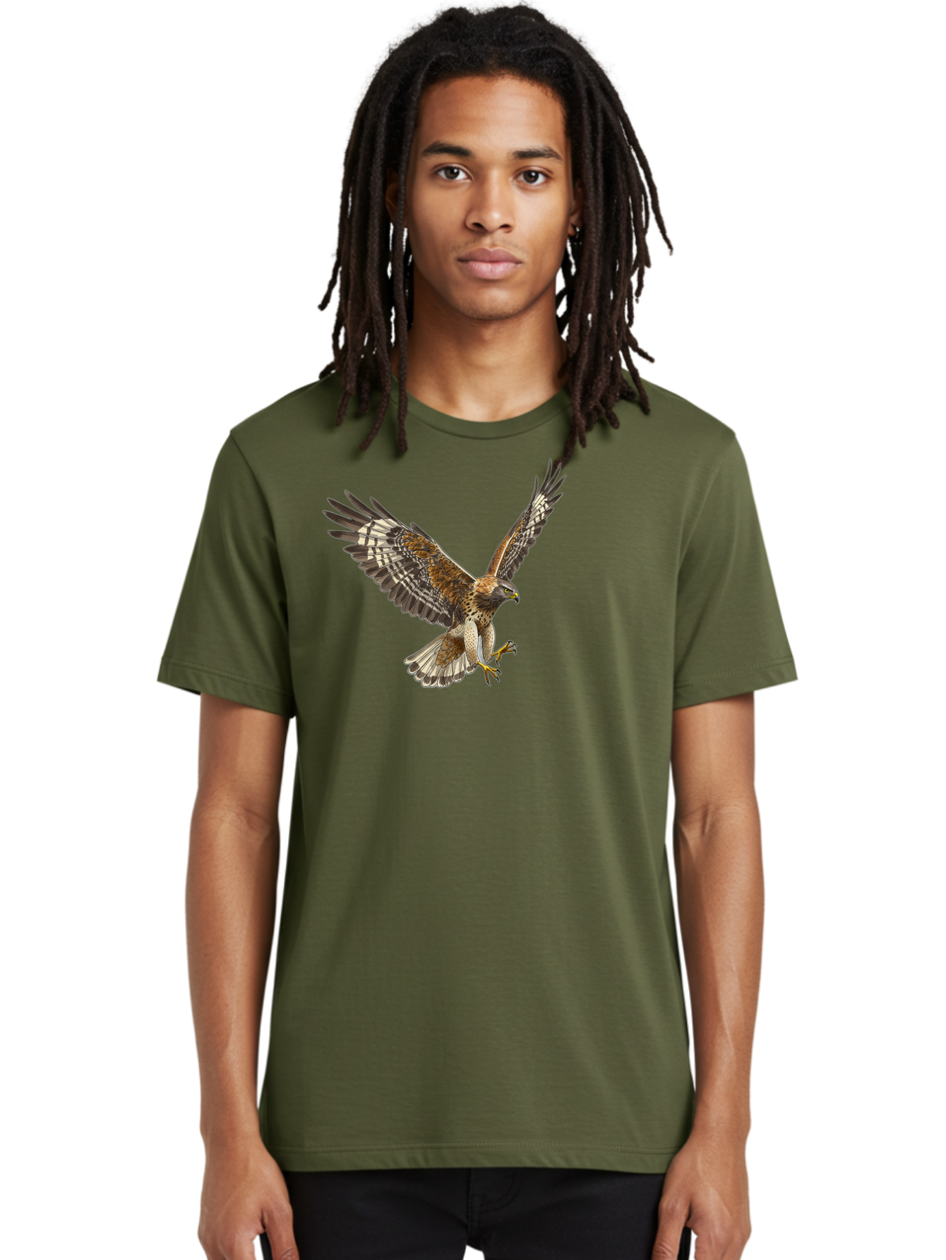 Bird-Of-Prey-In-Flight Men'S Graphic Tee, 100% Cotton, Comfortable Casual Summer Wear, Machine Washable, Vintage Camera, Old Camera, Antique Camera, Black Camera, Classic Photography, Photography Equipment, Nostalgic Device, Film Camera, Bao122