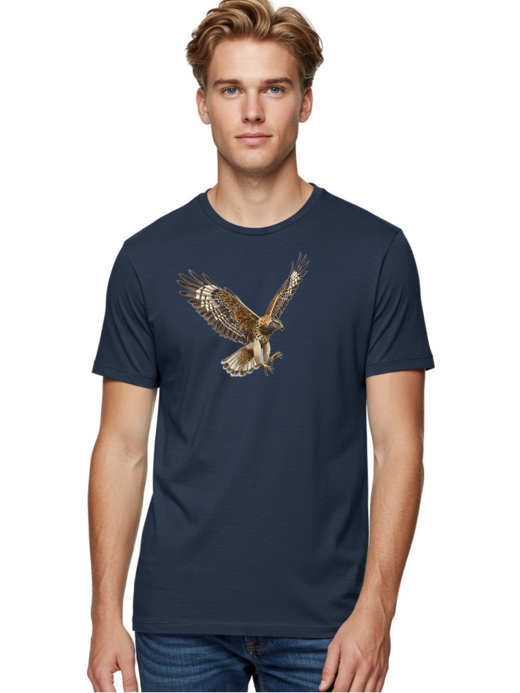 Bird-Of-Prey-In-Flight Men'S Graphic Tee, 100% Cotton, Comfortable Casual Summer Wear, Machine Washable, Vintage Camera, Old Camera, Antique Camera, Black Camera, Classic Photography, Photography Equipment, Nostalgic Device, Film Camera, Bao122