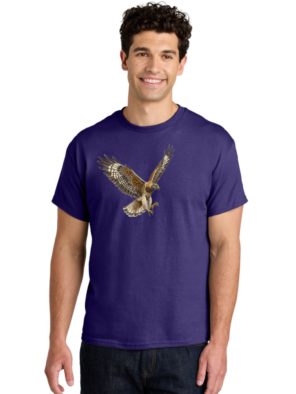 Bird-Of-Prey-In-Flight Men'S Graphic Tee, 100% Cotton, Comfortable Casual Summer Wear, Machine Washable, Vintage Camera, Old Camera, Antique Camera, Black Camera, Classic Photography, Photography Equipment, Nostalgic Device, Film Camera, Bao122