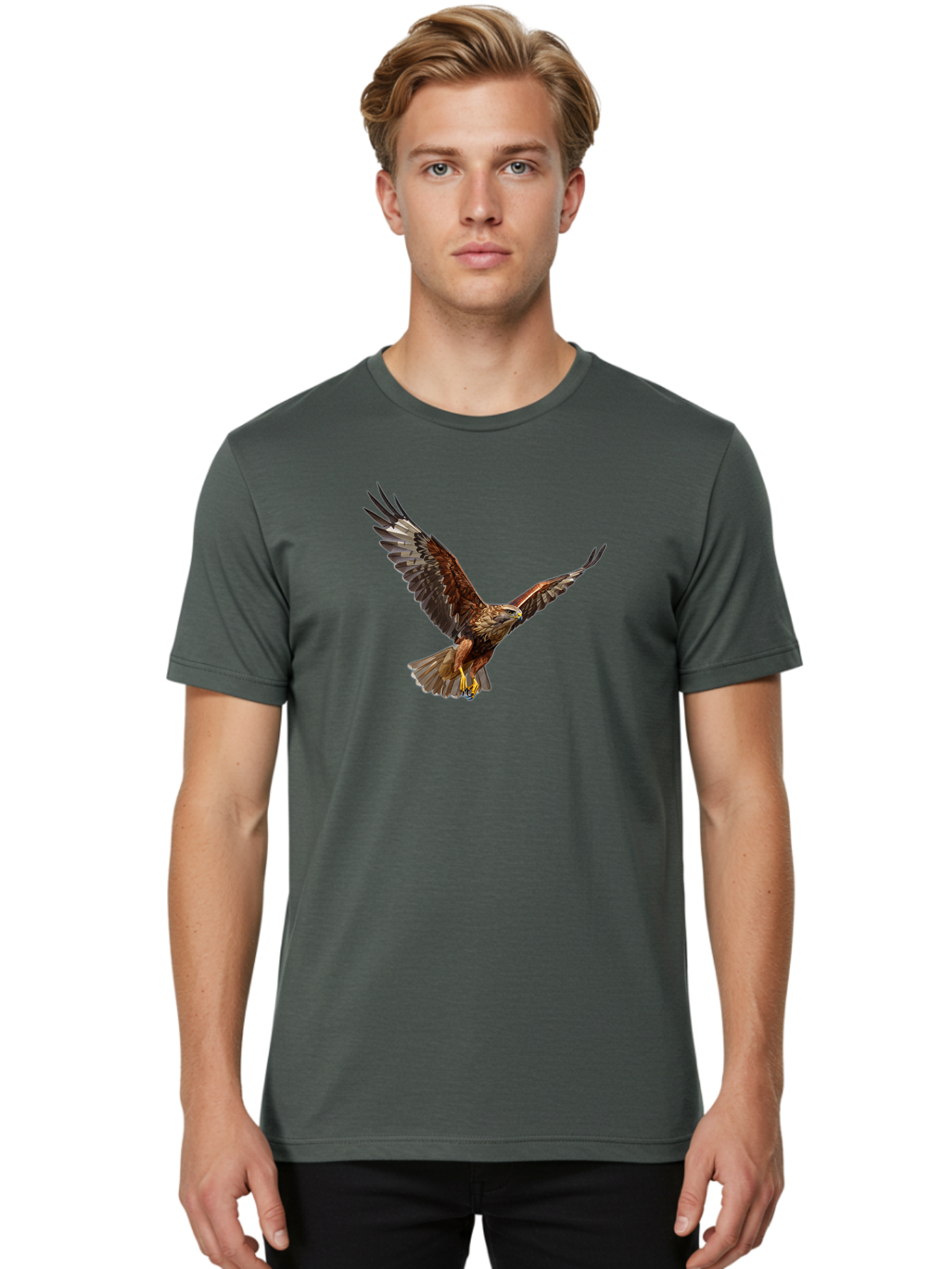 Bird-Of-Prey Men'S Graphic Tee, 100% Cotton, Comfortable Casual Summer Wear, Machine Washable, Vintage Camera, Old Camera, Antique Camera, Black Camera, Classic Photography, Photography Equipment, Nostalgic Device, Film Camera, Camera Art Bao123