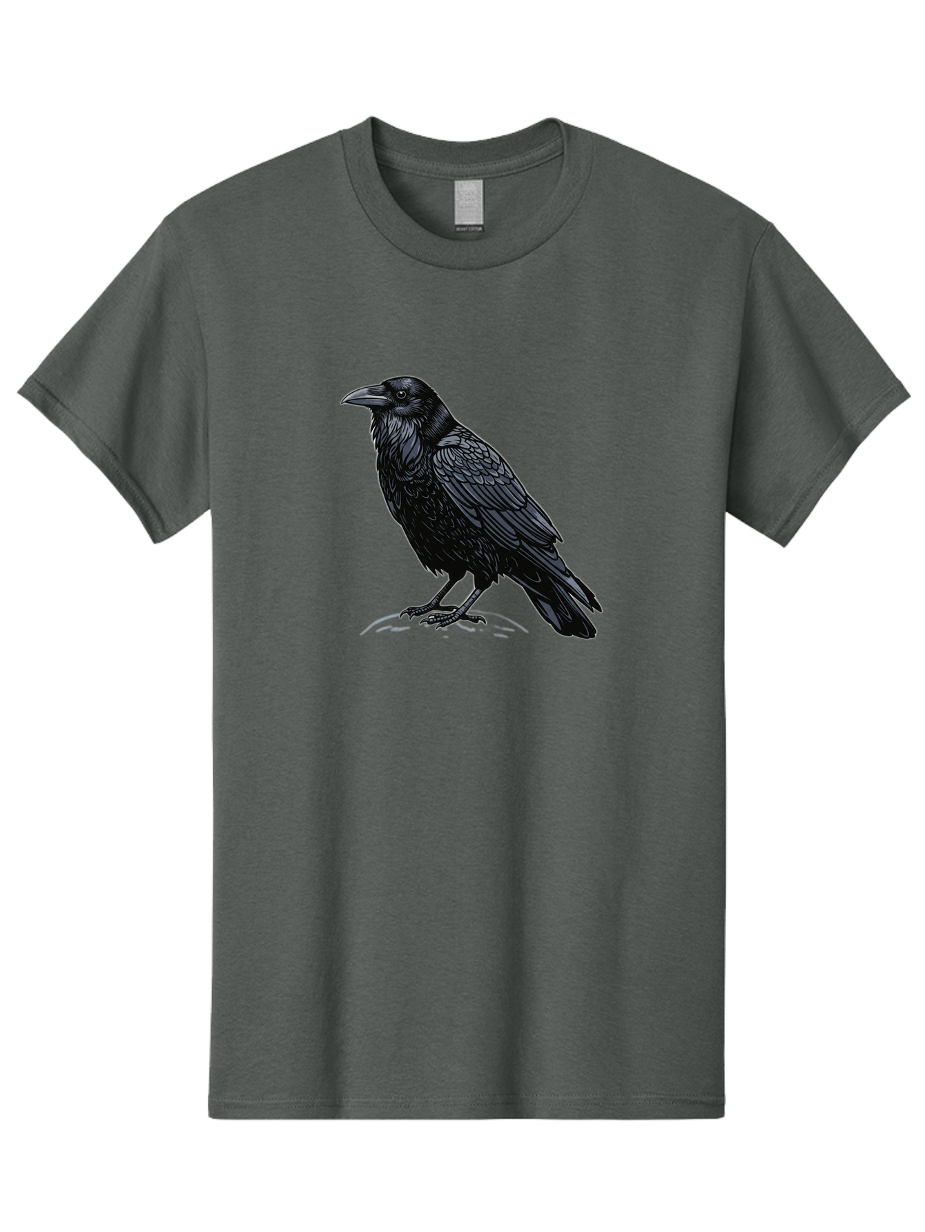 Black-Crow-1 Men'S Graphic Tee, 100% Cotton, Comfortable Casual Summer Wear, Machine Washable, Vintage Camera, Old Camera, Antique Camera, Black Camera, Classic Photography, Photography Equipment, Nostalgic Device, Film Camera, Camera Art Bao125