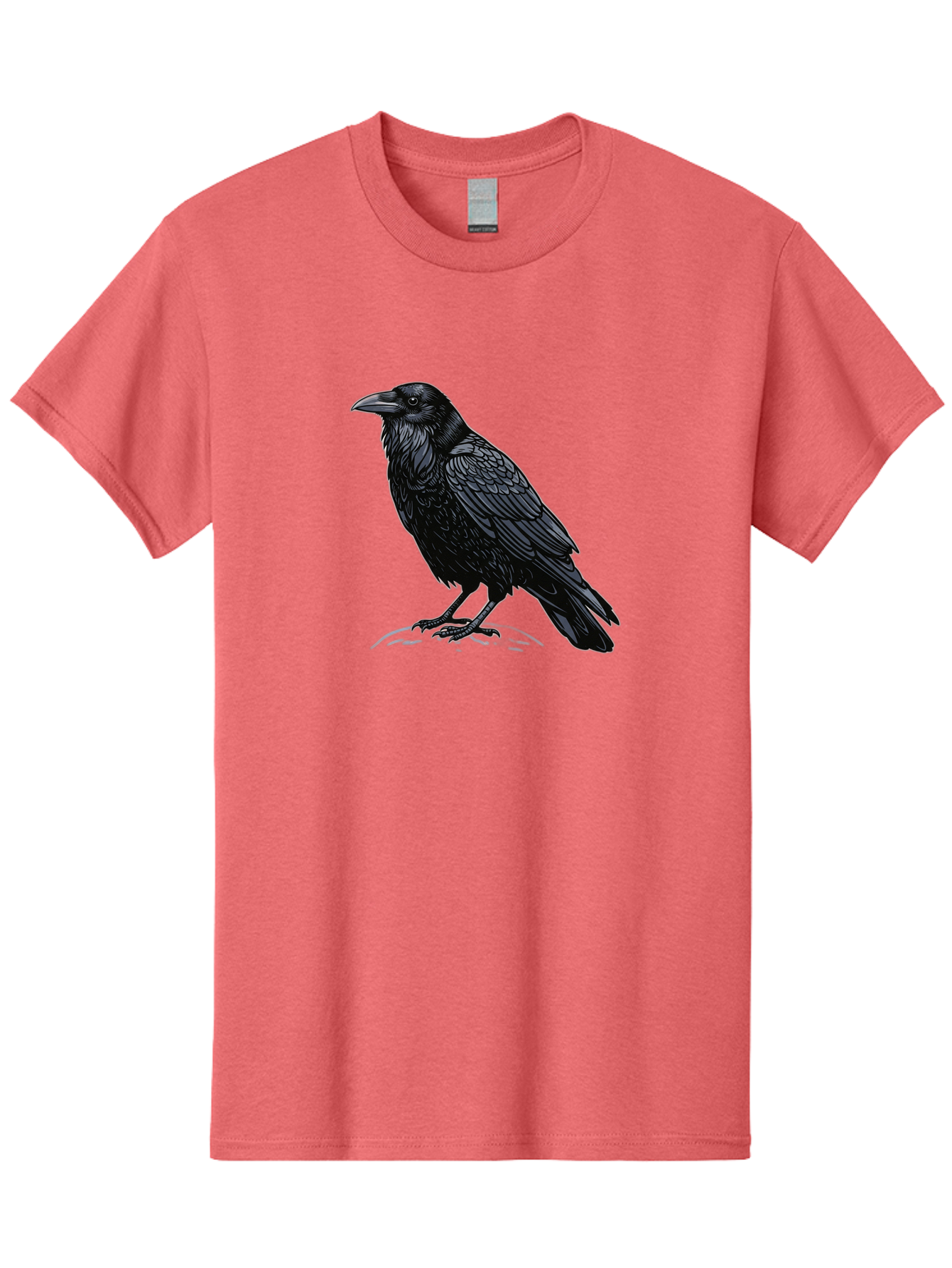 Black-Crow-1 Men'S Graphic Tee, 100% Cotton, Comfortable Casual Summer Wear, Machine Washable, Vintage Camera, Old Camera, Antique Camera, Black Camera, Classic Photography, Photography Equipment, Nostalgic Device, Film Camera, Camera Art Bao125
