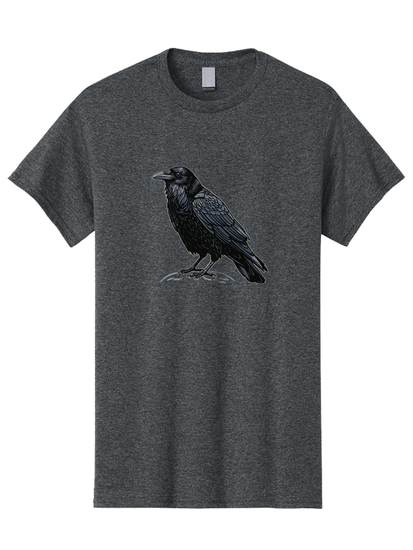 Black-Crow-1 Men'S Graphic Tee, 100% Cotton, Comfortable Casual Summer Wear, Machine Washable, Vintage Camera, Old Camera, Antique Camera, Black Camera, Classic Photography, Photography Equipment, Nostalgic Device, Film Camera, Camera Art Bao125