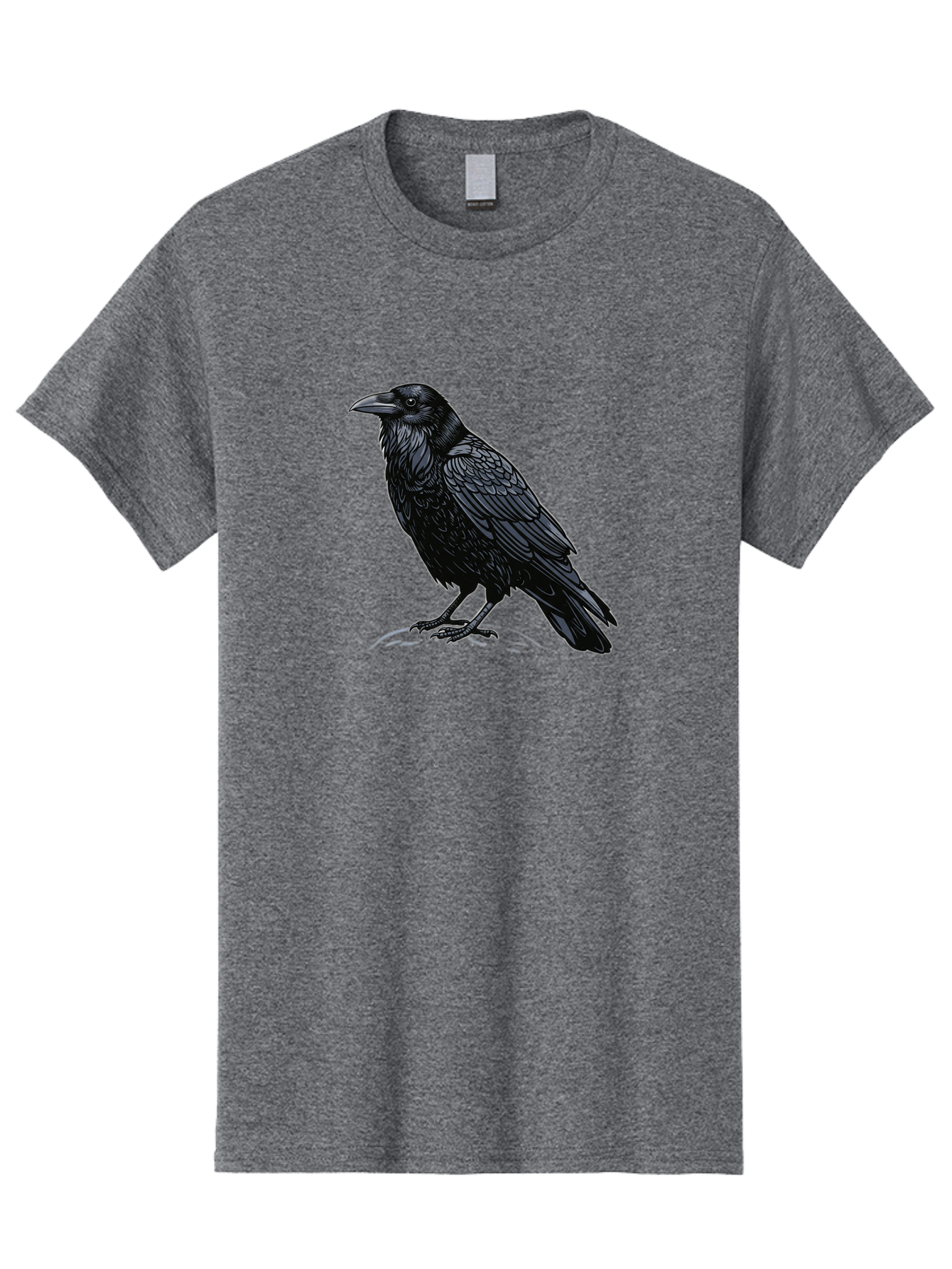 Black-Crow-1 Men'S Graphic Tee, 100% Cotton, Comfortable Casual Summer Wear, Machine Washable, Vintage Camera, Old Camera, Antique Camera, Black Camera, Classic Photography, Photography Equipment, Nostalgic Device, Film Camera, Camera Art Bao125