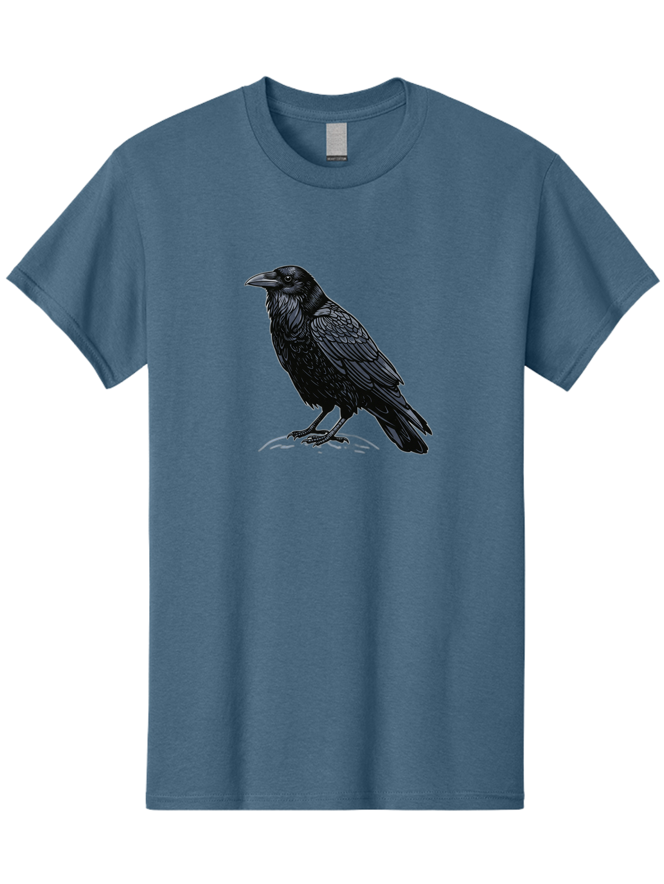 Black-Crow-1 Men'S Graphic Tee, 100% Cotton, Comfortable Casual Summer Wear, Machine Washable, Vintage Camera, Old Camera, Antique Camera, Black Camera, Classic Photography, Photography Equipment, Nostalgic Device, Film Camera, Camera Art Bao125