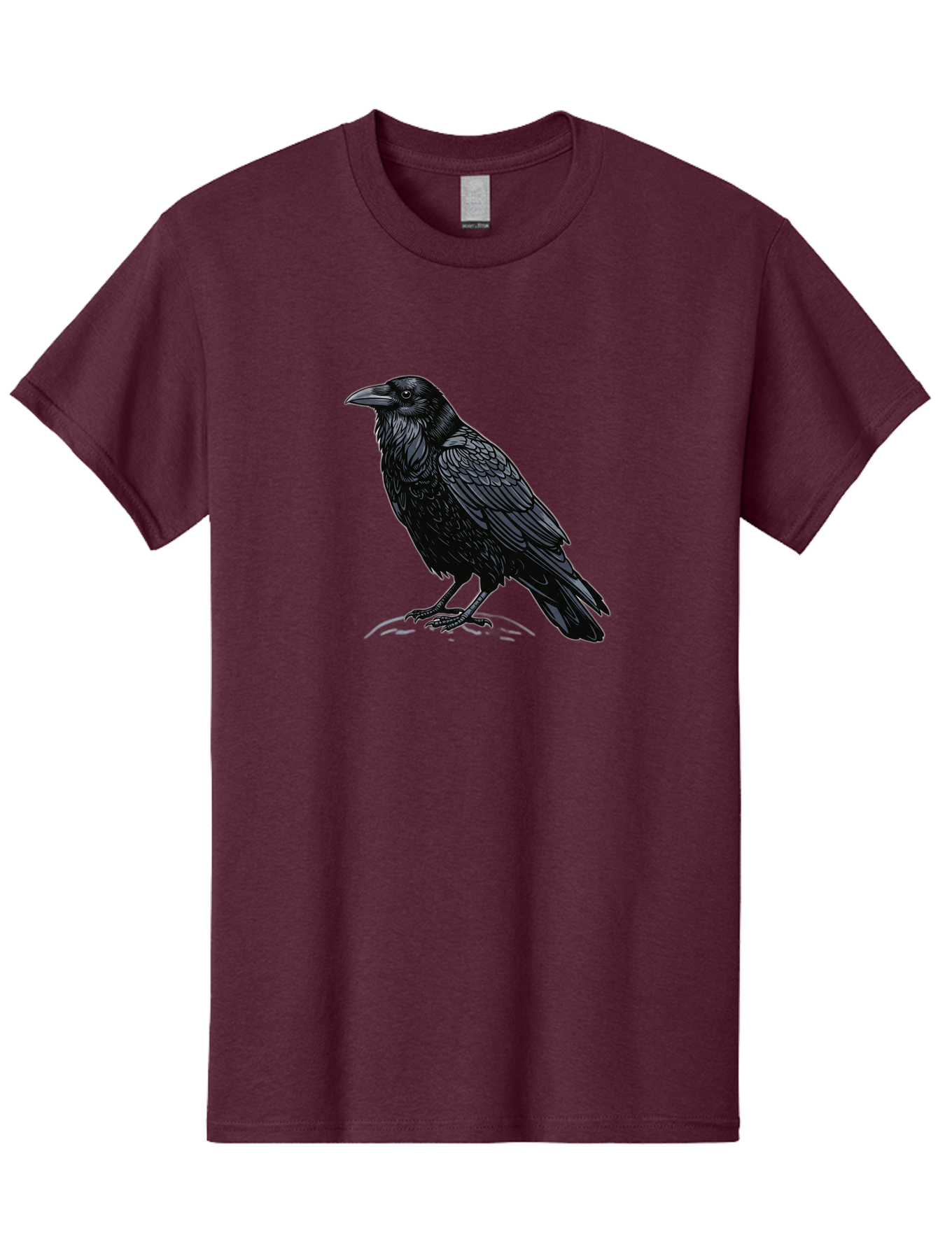 Black-Crow-1 Men'S Graphic Tee, 100% Cotton, Comfortable Casual Summer Wear, Machine Washable, Vintage Camera, Old Camera, Antique Camera, Black Camera, Classic Photography, Photography Equipment, Nostalgic Device, Film Camera, Camera Art Bao125