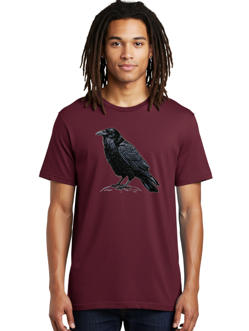 Black-Crow-1 Men'S Graphic Tee, 100% Cotton, Comfortable Casual Summer Wear, Machine Washable, Vintage Camera, Old Camera, Antique Camera, Black Camera, Classic Photography, Photography Equipment, Nostalgic Device, Film Camera, Camera Art Bao125