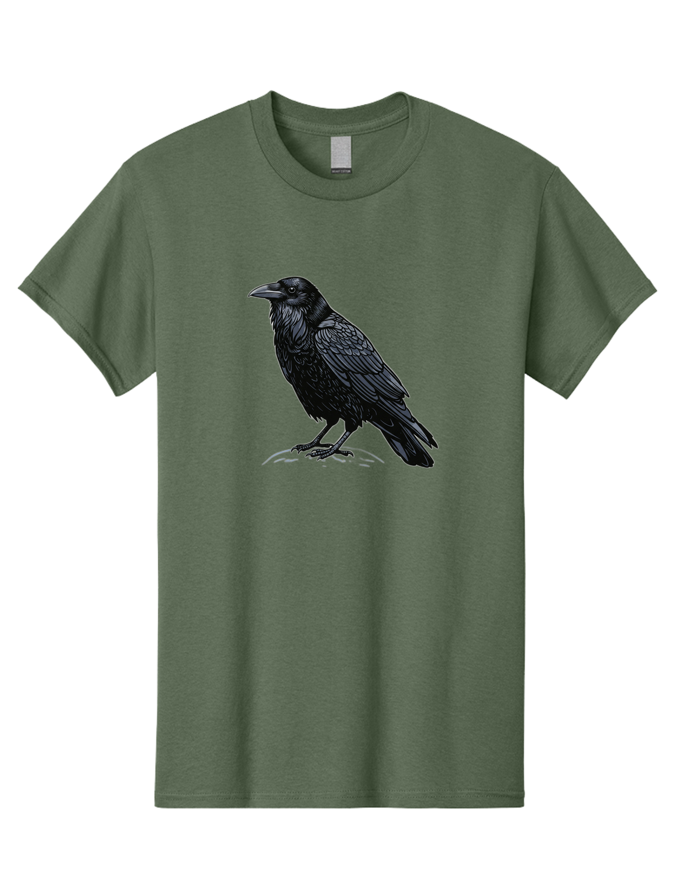 Black-Crow-1 Men'S Graphic Tee, 100% Cotton, Comfortable Casual Summer Wear, Machine Washable, Vintage Camera, Old Camera, Antique Camera, Black Camera, Classic Photography, Photography Equipment, Nostalgic Device, Film Camera, Camera Art Bao125