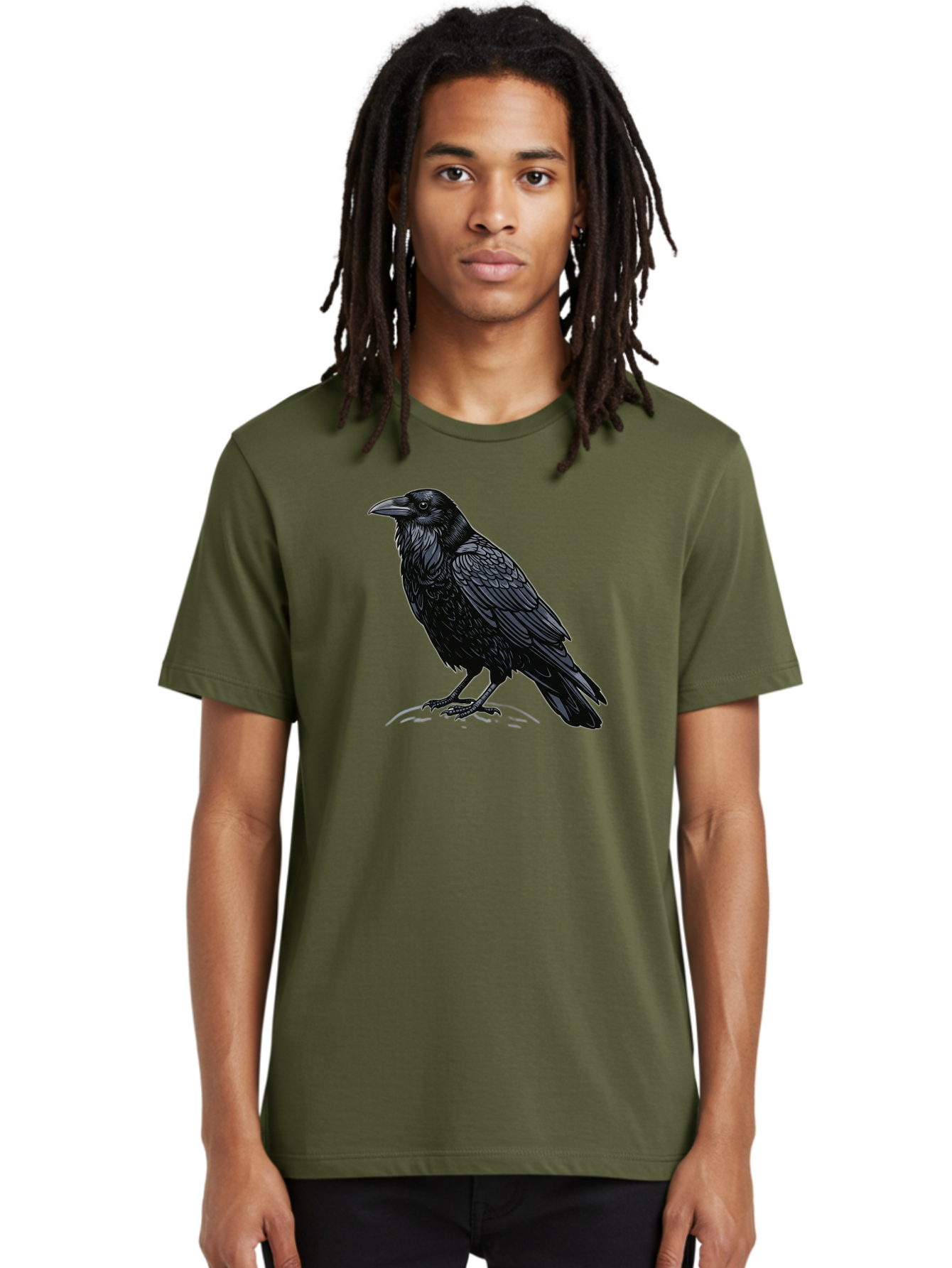 Black-Crow-1 Men'S Graphic Tee, 100% Cotton, Comfortable Casual Summer Wear, Machine Washable, Vintage Camera, Old Camera, Antique Camera, Black Camera, Classic Photography, Photography Equipment, Nostalgic Device, Film Camera, Camera Art Bao125