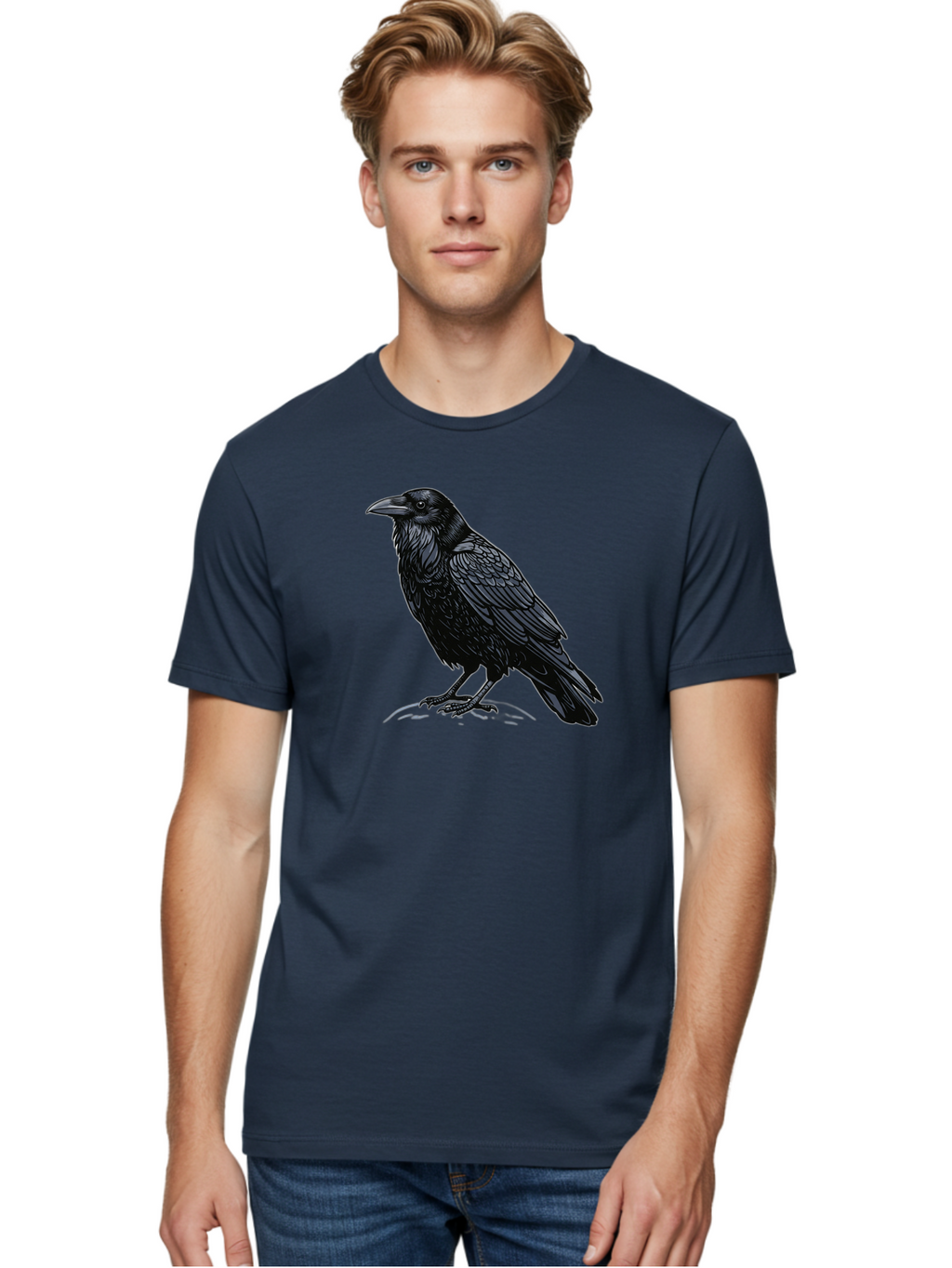 Black-Crow-1 Men'S Graphic Tee, 100% Cotton, Comfortable Casual Summer Wear, Machine Washable, Vintage Camera, Old Camera, Antique Camera, Black Camera, Classic Photography, Photography Equipment, Nostalgic Device, Film Camera, Camera Art Bao125