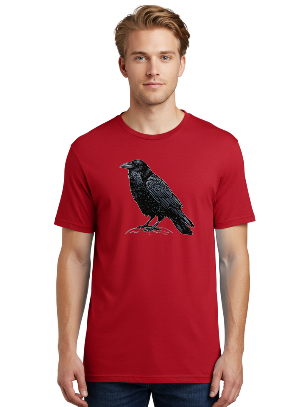 Black-Crow-1 Men'S Graphic Tee, 100% Cotton, Comfortable Casual Summer Wear, Machine Washable, Vintage Camera, Old Camera, Antique Camera, Black Camera, Classic Photography, Photography Equipment, Nostalgic Device, Film Camera, Camera Art Bao125