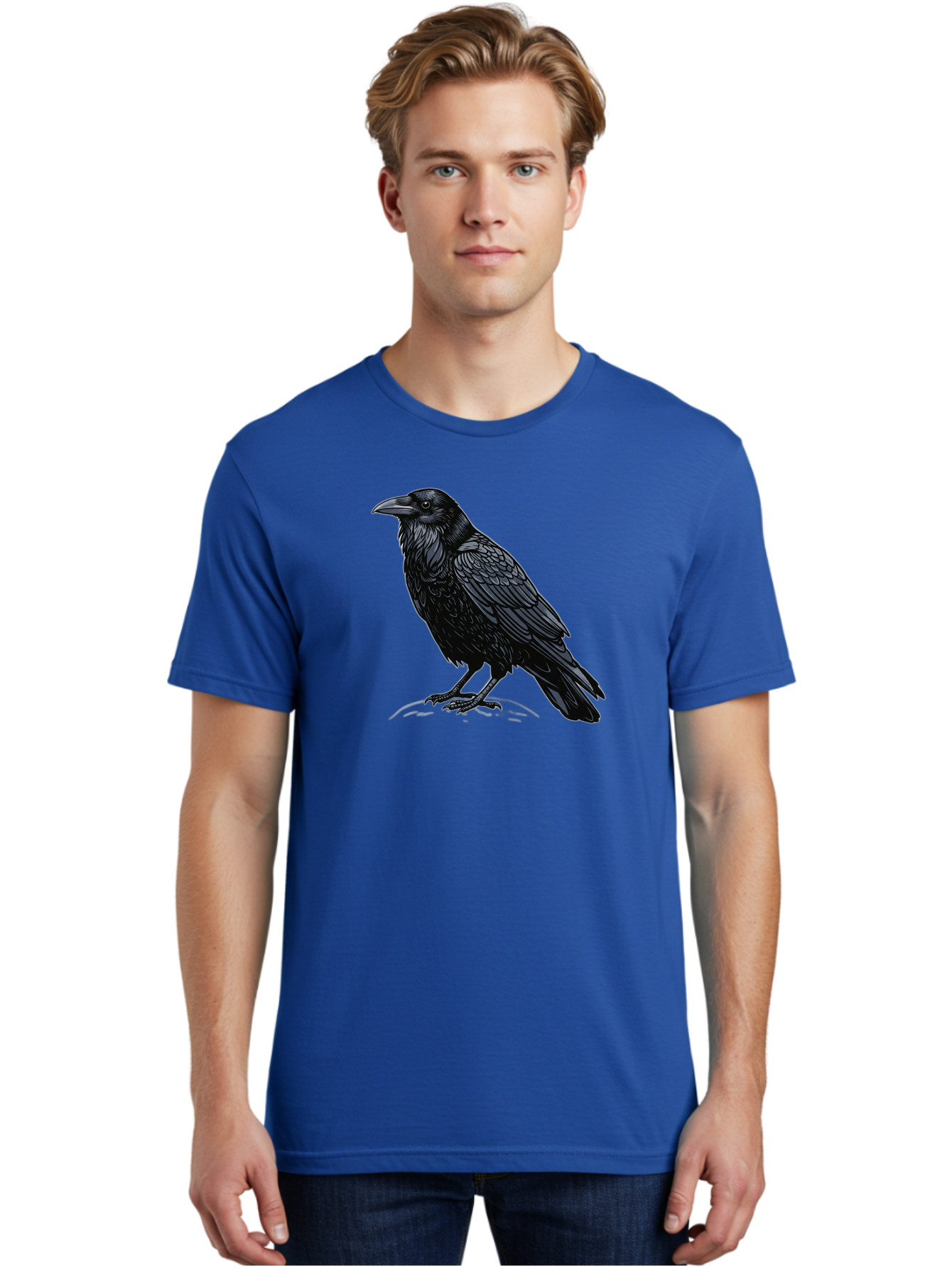 Black-Crow-1 Men'S Graphic Tee, 100% Cotton, Comfortable Casual Summer Wear, Machine Washable, Vintage Camera, Old Camera, Antique Camera, Black Camera, Classic Photography, Photography Equipment, Nostalgic Device, Film Camera, Camera Art Bao125