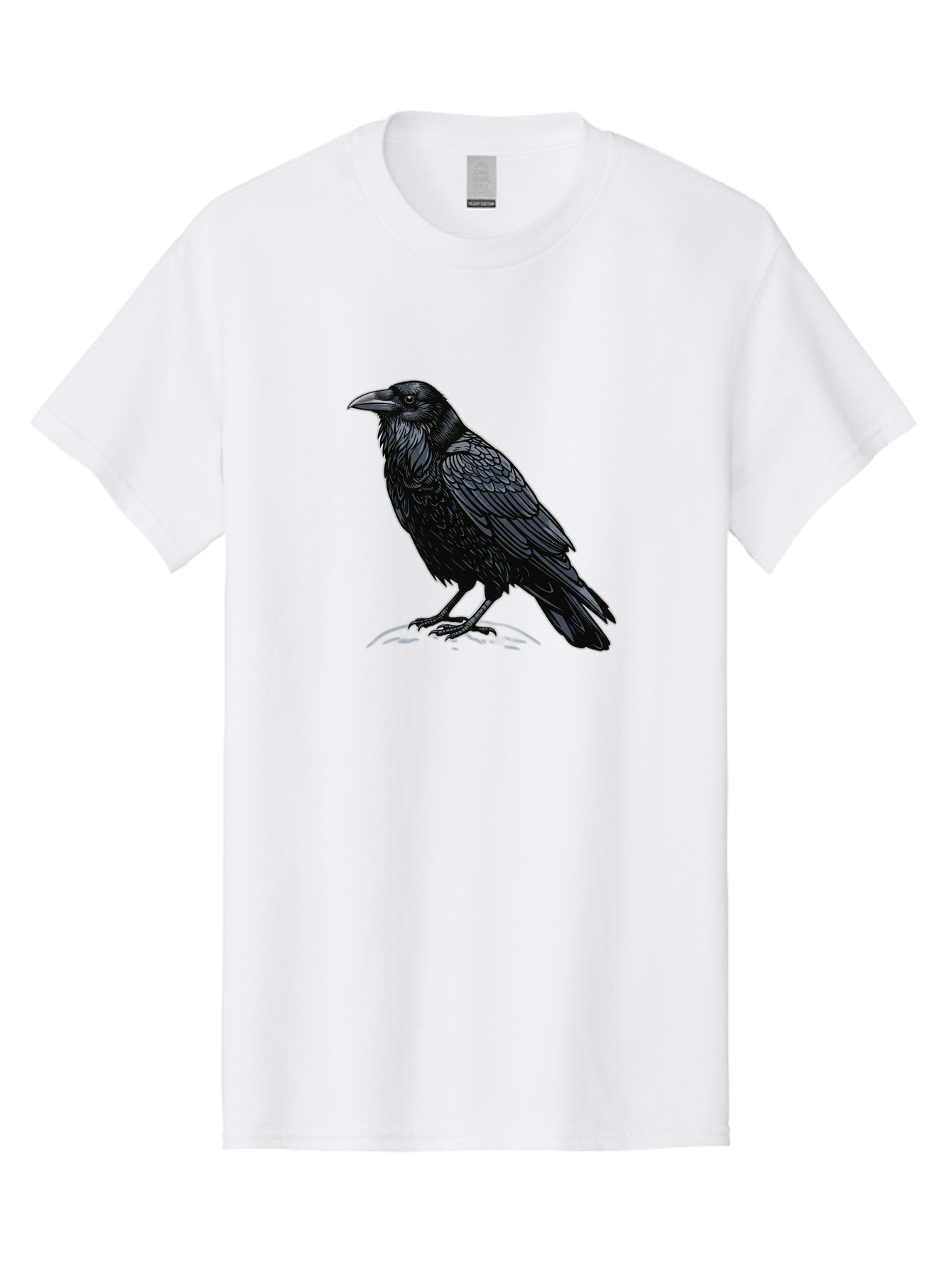 Black-Crow-1 Men'S Graphic Tee, 100% Cotton, Comfortable Casual Summer Wear, Machine Washable, Vintage Camera, Old Camera, Antique Camera, Black Camera, Classic Photography, Photography Equipment, Nostalgic Device, Film Camera, Camera Art Bao125