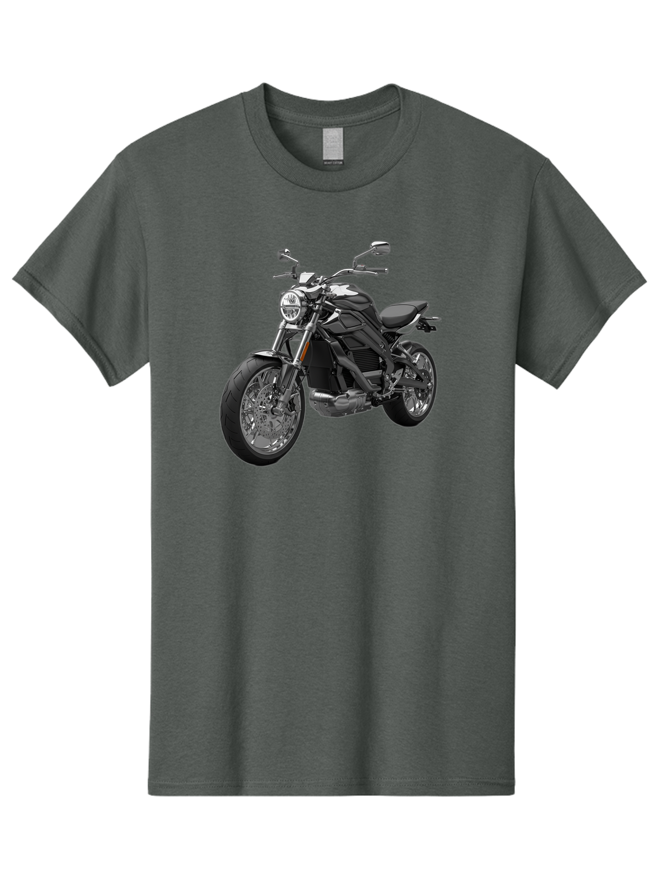 Black-Motorcycle-1 Men'S Graphic Tee, 100% Cotton, Comfortable Casual Summer Wear, Machine Washable, Vintage Camera, Old Camera, Antique Camera, Black Camera, Classic Photography, Photography Equipment, Nostalgic Device, Film Camera, Bao129