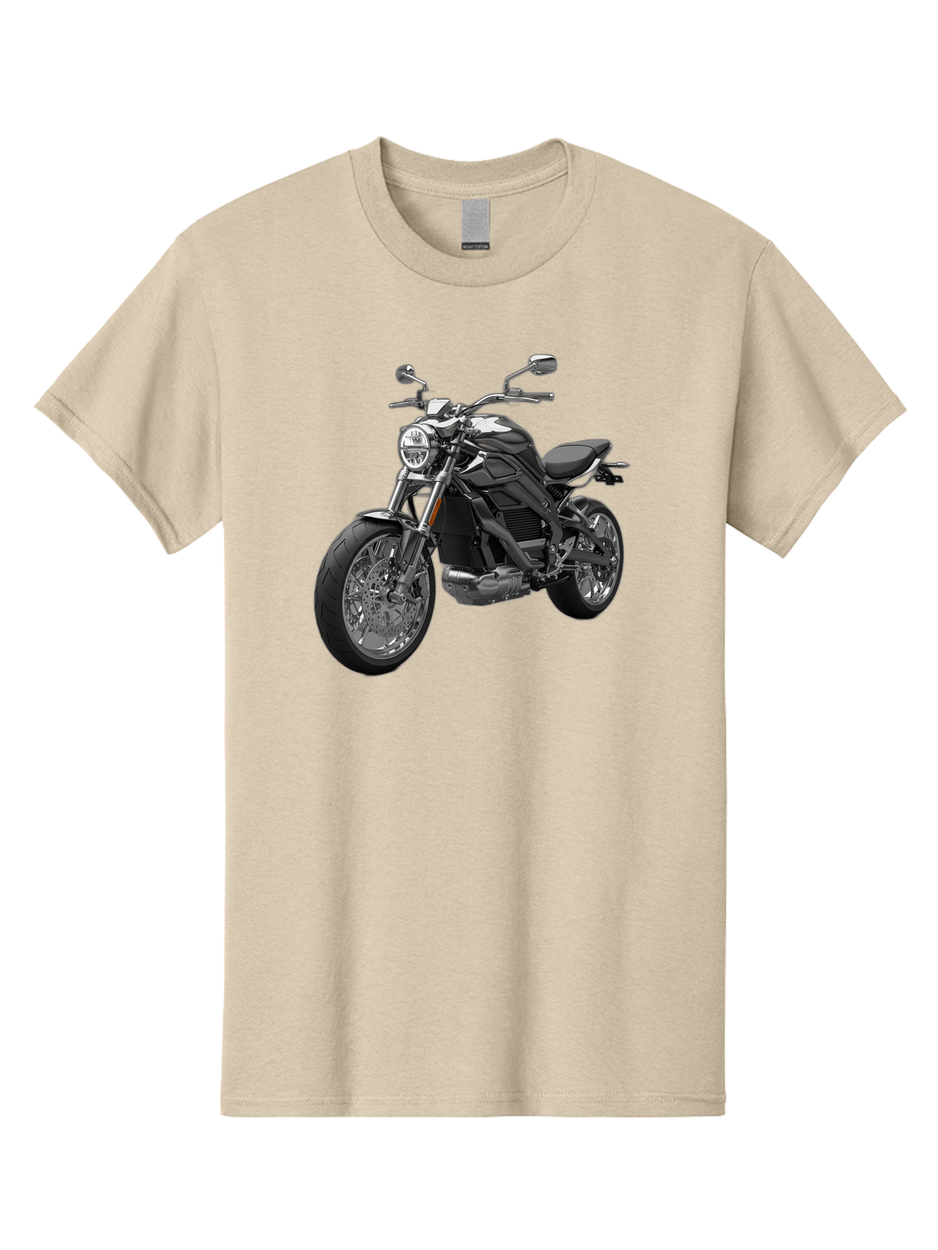 Black-Motorcycle-1 Men'S Graphic Tee, 100% Cotton, Comfortable Casual Summer Wear, Machine Washable, Vintage Camera, Old Camera, Antique Camera, Black Camera, Classic Photography, Photography Equipment, Nostalgic Device, Film Camera, Bao129