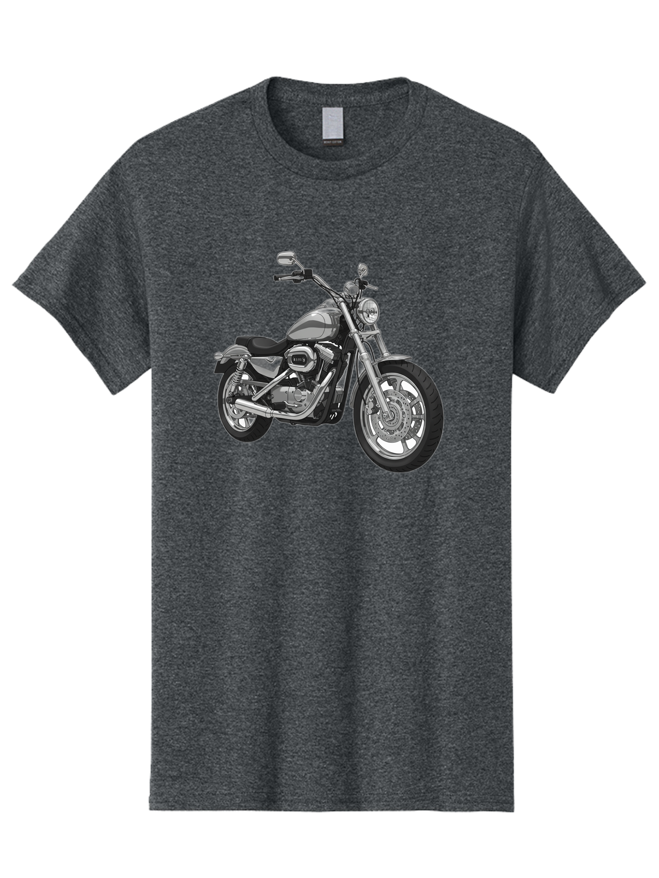 Black-Motorcycle Men'S Graphic Tee, 100% Cotton, Comfortable Casual Summer Wear, Machine Washable, Vintage Camera, Old Camera, Antique Camera, Black Camera, Classic Photography, Photography Equipment, Nostalgic Device, Film Camera, Camera Art Bao130