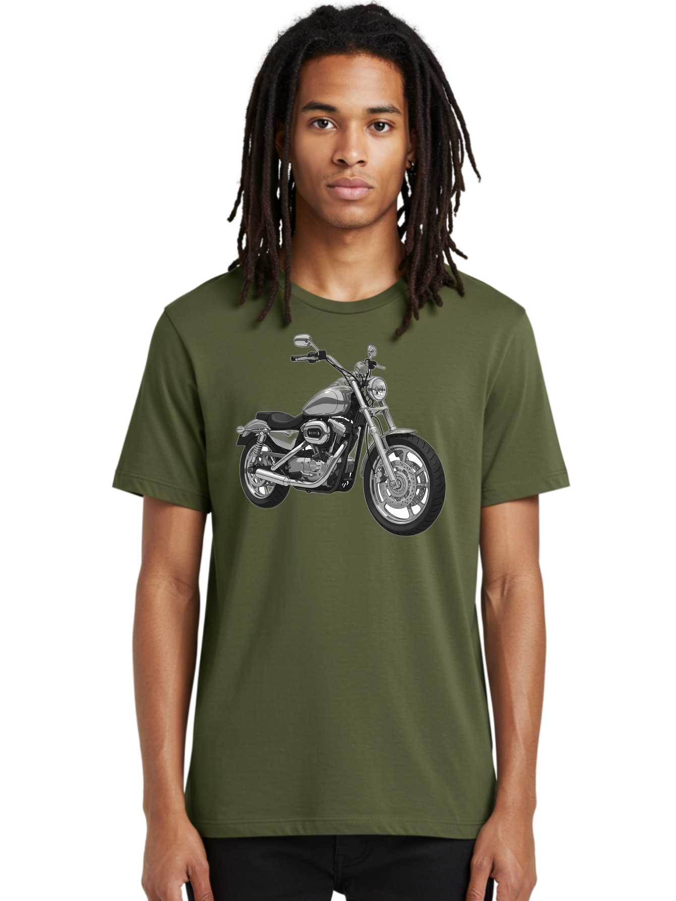 Black-Motorcycle Men'S Graphic Tee, 100% Cotton, Comfortable Casual Summer Wear, Machine Washable, Vintage Camera, Old Camera, Antique Camera, Black Camera, Classic Photography, Photography Equipment, Nostalgic Device, Film Camera, Camera Art Bao130