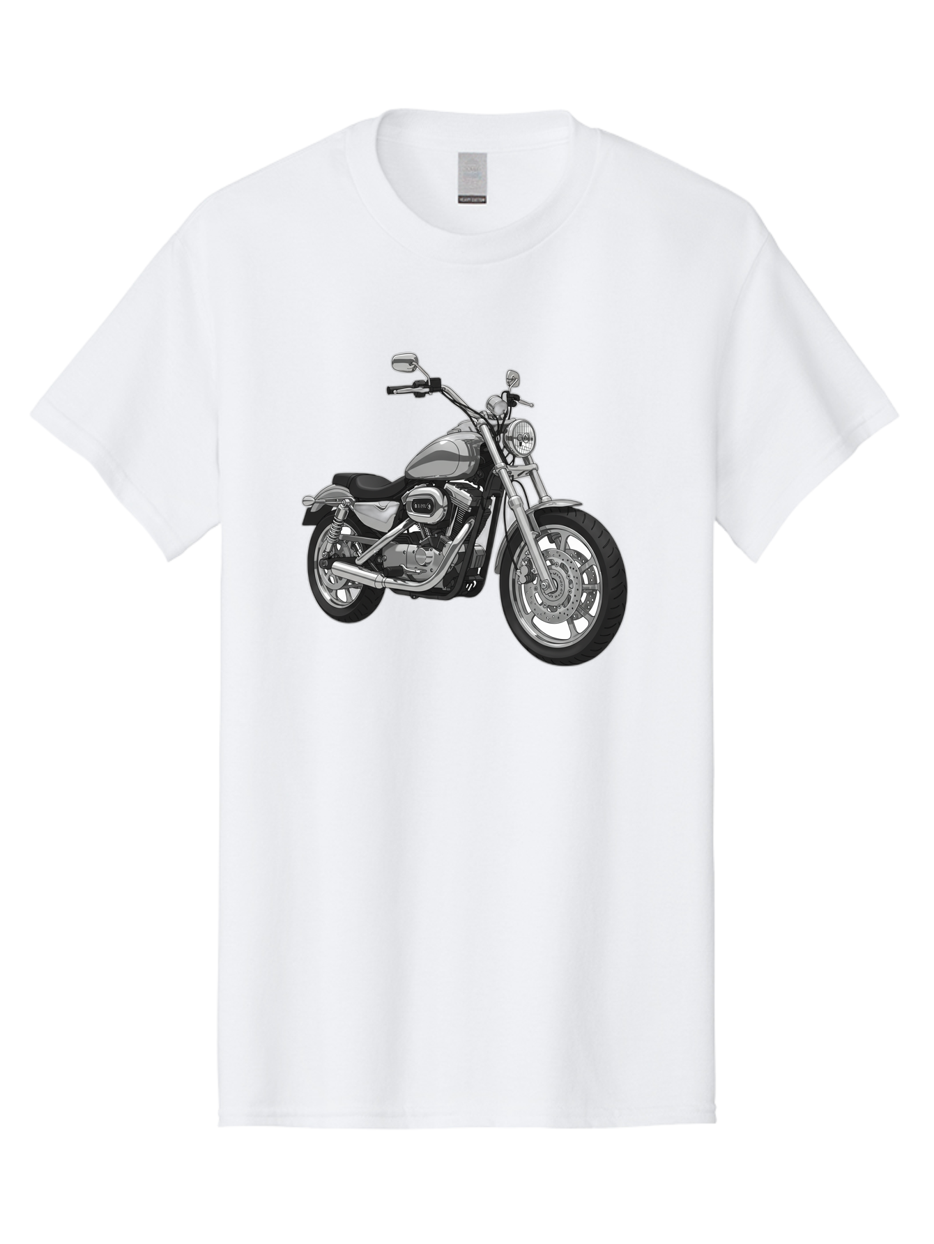 Black-Motorcycle Men'S Graphic Tee, 100% Cotton, Comfortable Casual Summer Wear, Machine Washable, Vintage Camera, Old Camera, Antique Camera, Black Camera, Classic Photography, Photography Equipment, Nostalgic Device, Film Camera, Camera Art Bao130