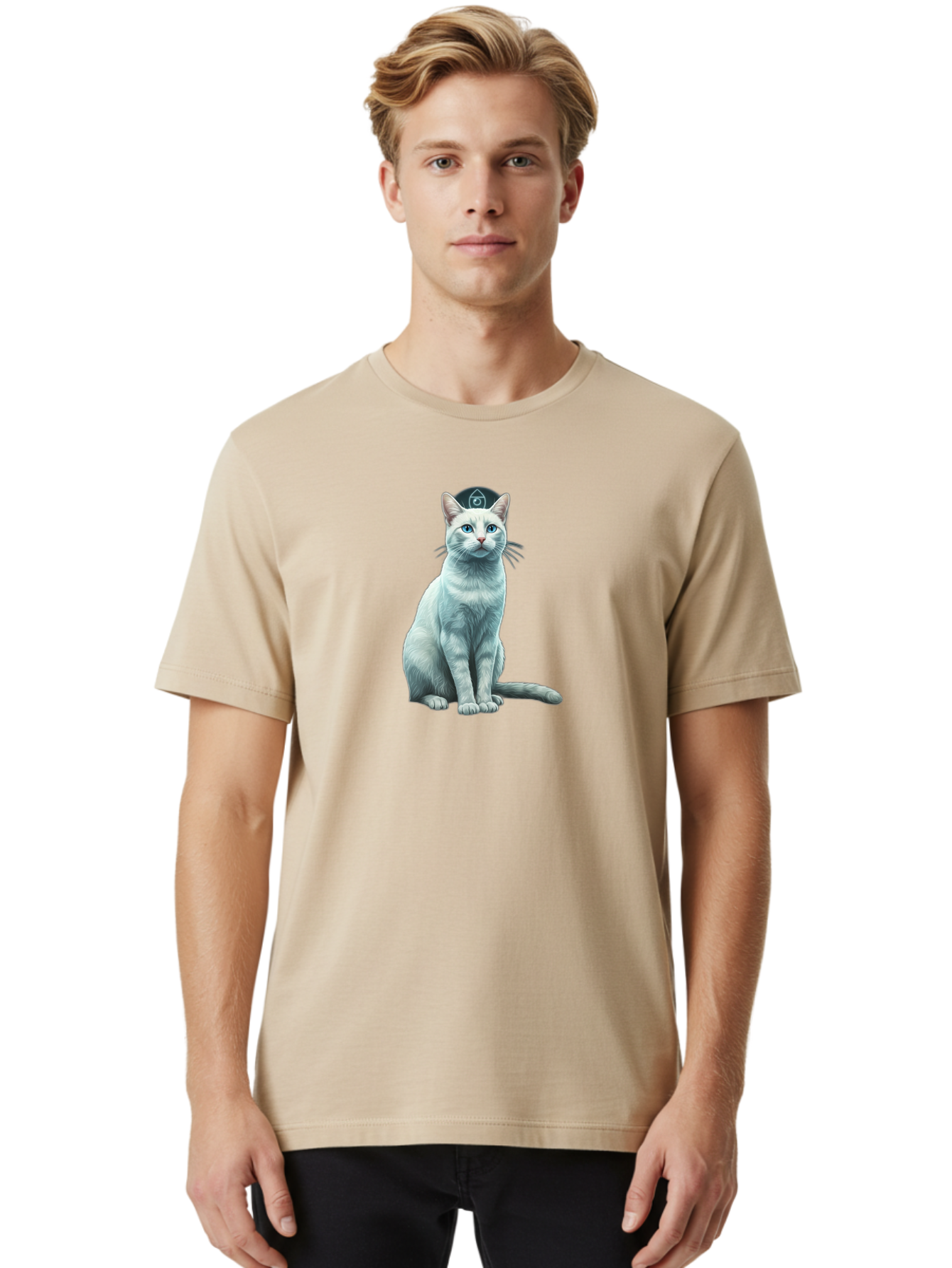 Black-Ops-Cat Men'S Graphic Tee, 100% Cotton, Comfortable Casual Summer Wear, Machine Washable, Vintage Camera, Old Camera, Antique Camera, Black Camera, Classic Photography, Photography Equipment, Nostalgic Device, Film Camera, Camera Art Bao131