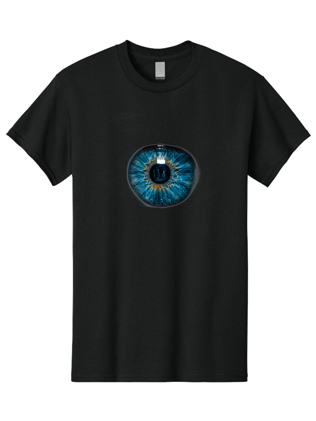 Blue-Eye-1 Men'S Graphic Tee, 100% Cotton, Comfortable Casual Summer Wear, Machine Washable, Vintage Camera, Old Camera, Antique Camera, Black Camera, Classic Photography, Photography Equipment, Nostalgic Device, Film Camera, Camera Art Bao135