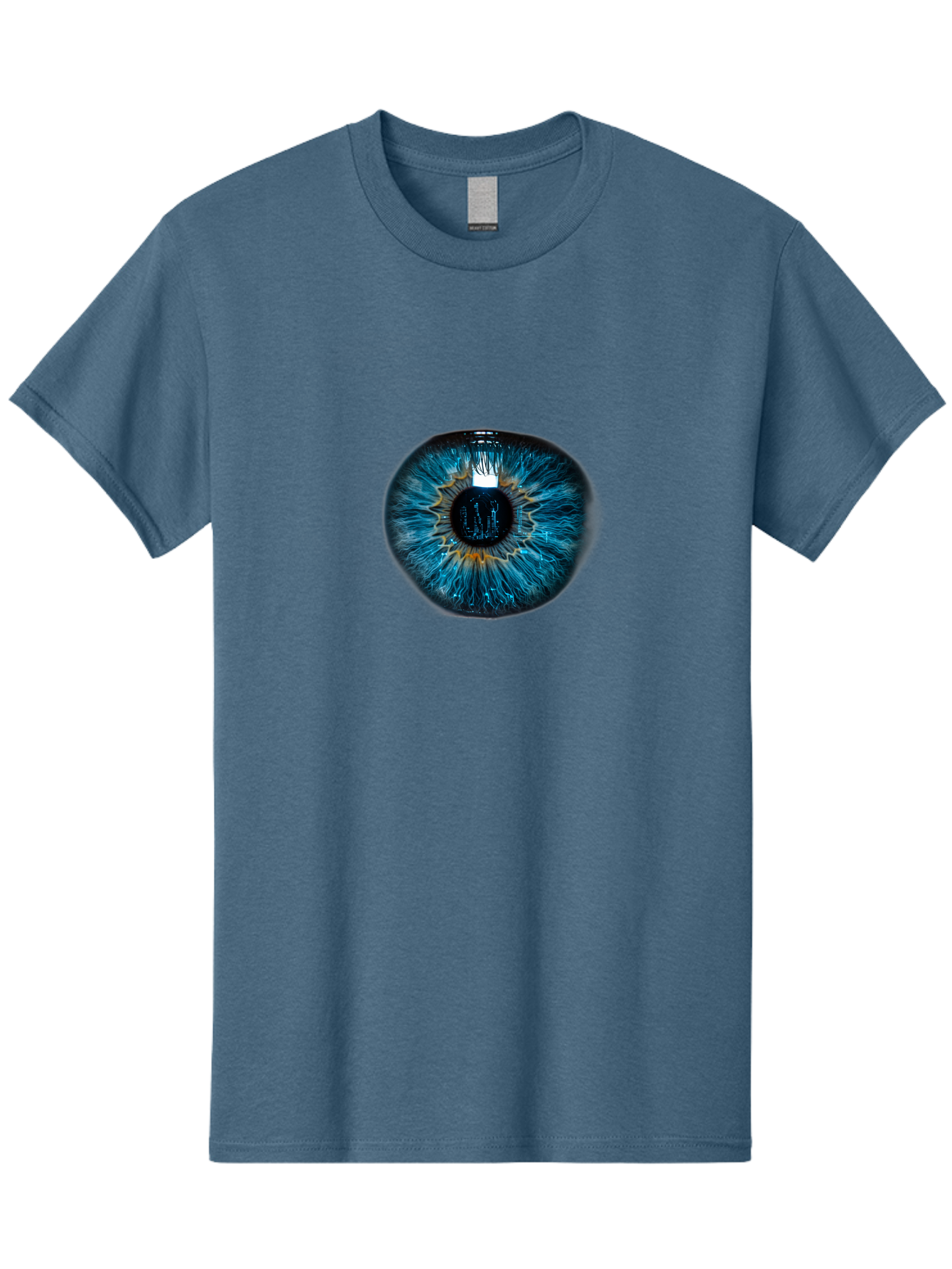 Blue-Eye-1 Men'S Graphic Tee, 100% Cotton, Comfortable Casual Summer Wear, Machine Washable, Vintage Camera, Old Camera, Antique Camera, Black Camera, Classic Photography, Photography Equipment, Nostalgic Device, Film Camera, Camera Art Bao135