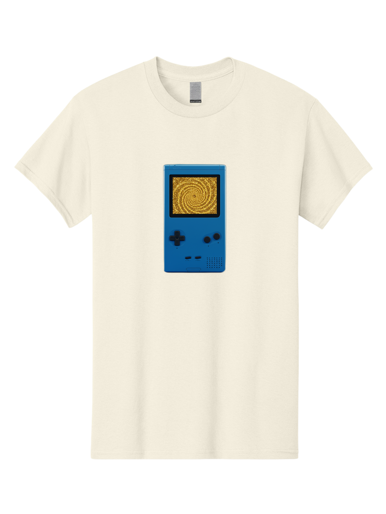 Blue-Gameboy Men'S Graphic Tee, 100% Cotton, Comfortable Casual Summer Wear, Machine Washable, Vintage Camera, Old Camera, Antique Camera, Black Camera, Classic Photography, Photography Equipment, Nostalgic Device, Film Camera, Camera Art Bao137