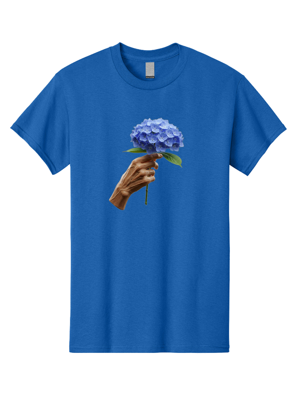 Blue-Hydrangea Men'S Graphic Tee, 100% Cotton, Comfortable Casual Summer Wear, Machine Washable, Vintage Camera, Old Camera, Antique Camera, Black Camera, Classic Photography, Photography Equipment, Nostalgic Device, Film Camera, Camera Art Bao138