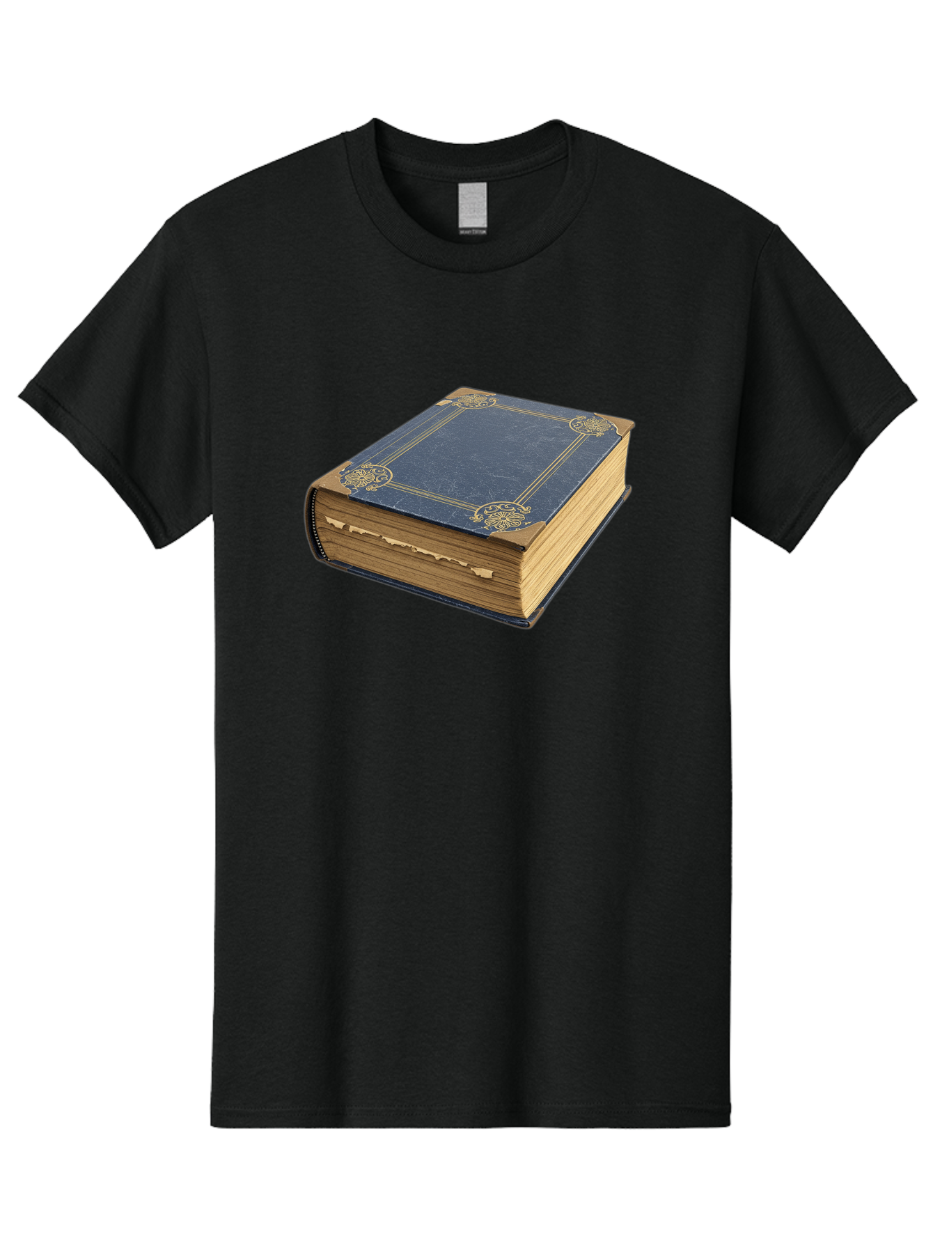 Blue-Leather-Book Men'S Graphic Tee, 100% Cotton, Comfortable Casual Summer Wear, Machine Washable, Vintage Camera, Old Camera, Antique Camera, Black Camera, Classic Photography, Photography Equipment, Nostalgic Device, Film Camera, Camera Art Bao139