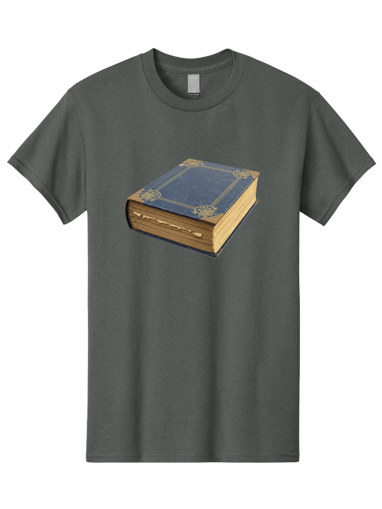 Blue-Leather-Book Men'S Graphic Tee, 100% Cotton, Comfortable Casual Summer Wear, Machine Washable, Vintage Camera, Old Camera, Antique Camera, Black Camera, Classic Photography, Photography Equipment, Nostalgic Device, Film Camera, Camera Art Bao139