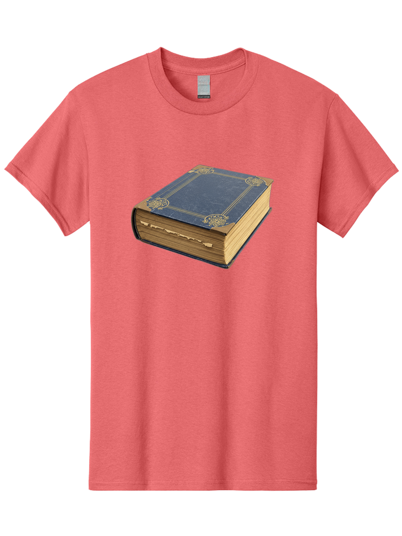 Blue-Leather-Book Men'S Graphic Tee, 100% Cotton, Comfortable Casual Summer Wear, Machine Washable, Vintage Camera, Old Camera, Antique Camera, Black Camera, Classic Photography, Photography Equipment, Nostalgic Device, Film Camera, Camera Art Bao139