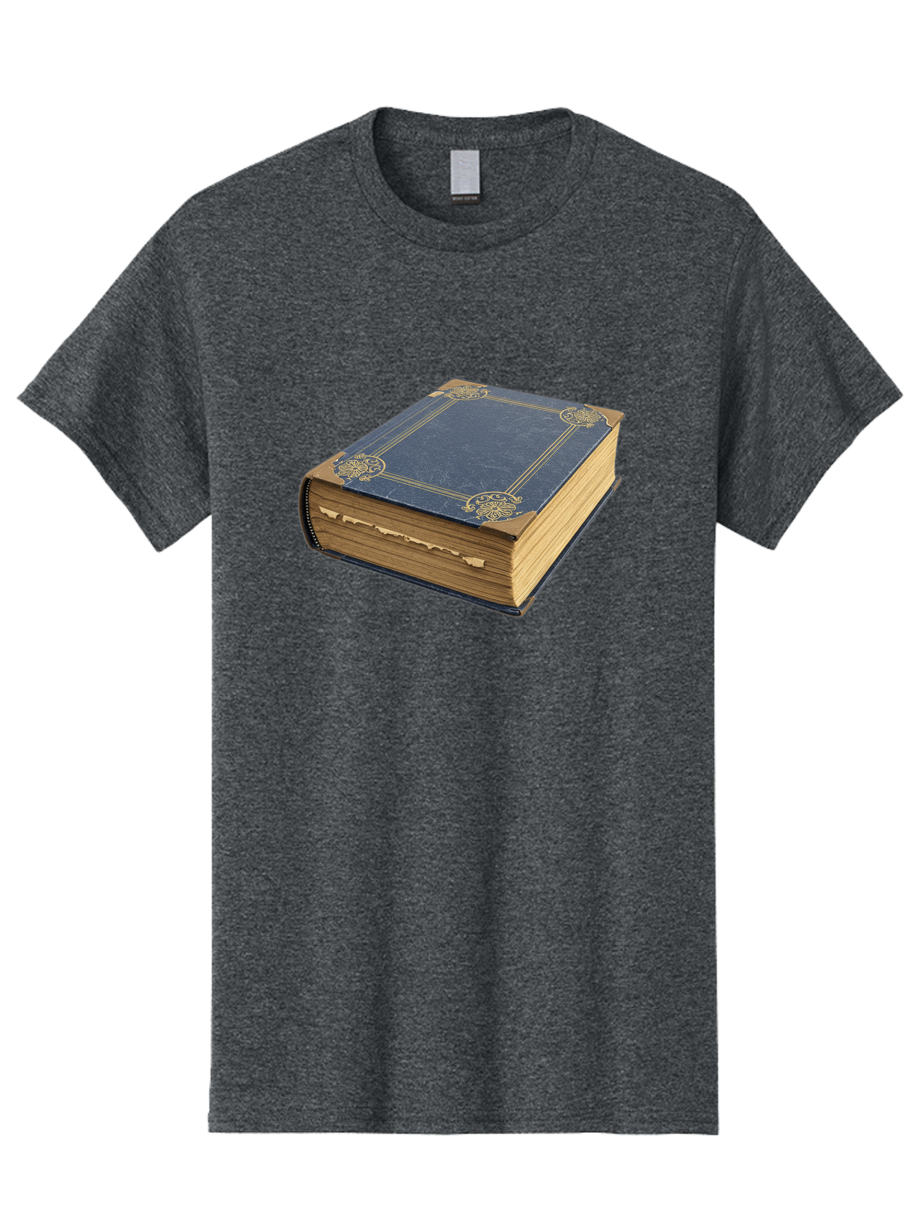 Blue-Leather-Book Men'S Graphic Tee, 100% Cotton, Comfortable Casual Summer Wear, Machine Washable, Vintage Camera, Old Camera, Antique Camera, Black Camera, Classic Photography, Photography Equipment, Nostalgic Device, Film Camera, Camera Art Bao139
