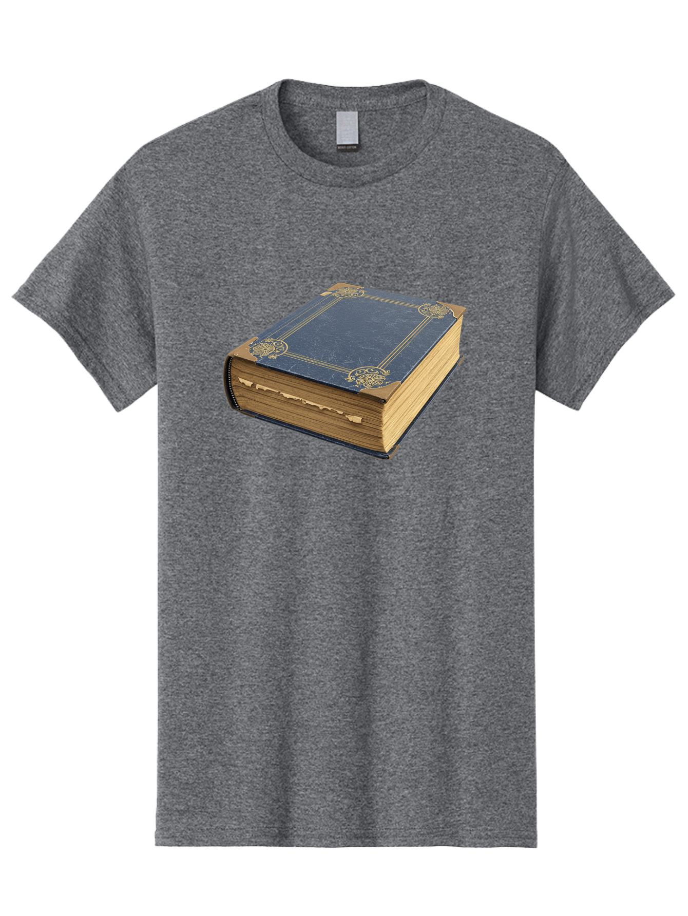 Blue-Leather-Book Men'S Graphic Tee, 100% Cotton, Comfortable Casual Summer Wear, Machine Washable, Vintage Camera, Old Camera, Antique Camera, Black Camera, Classic Photography, Photography Equipment, Nostalgic Device, Film Camera, Camera Art Bao139